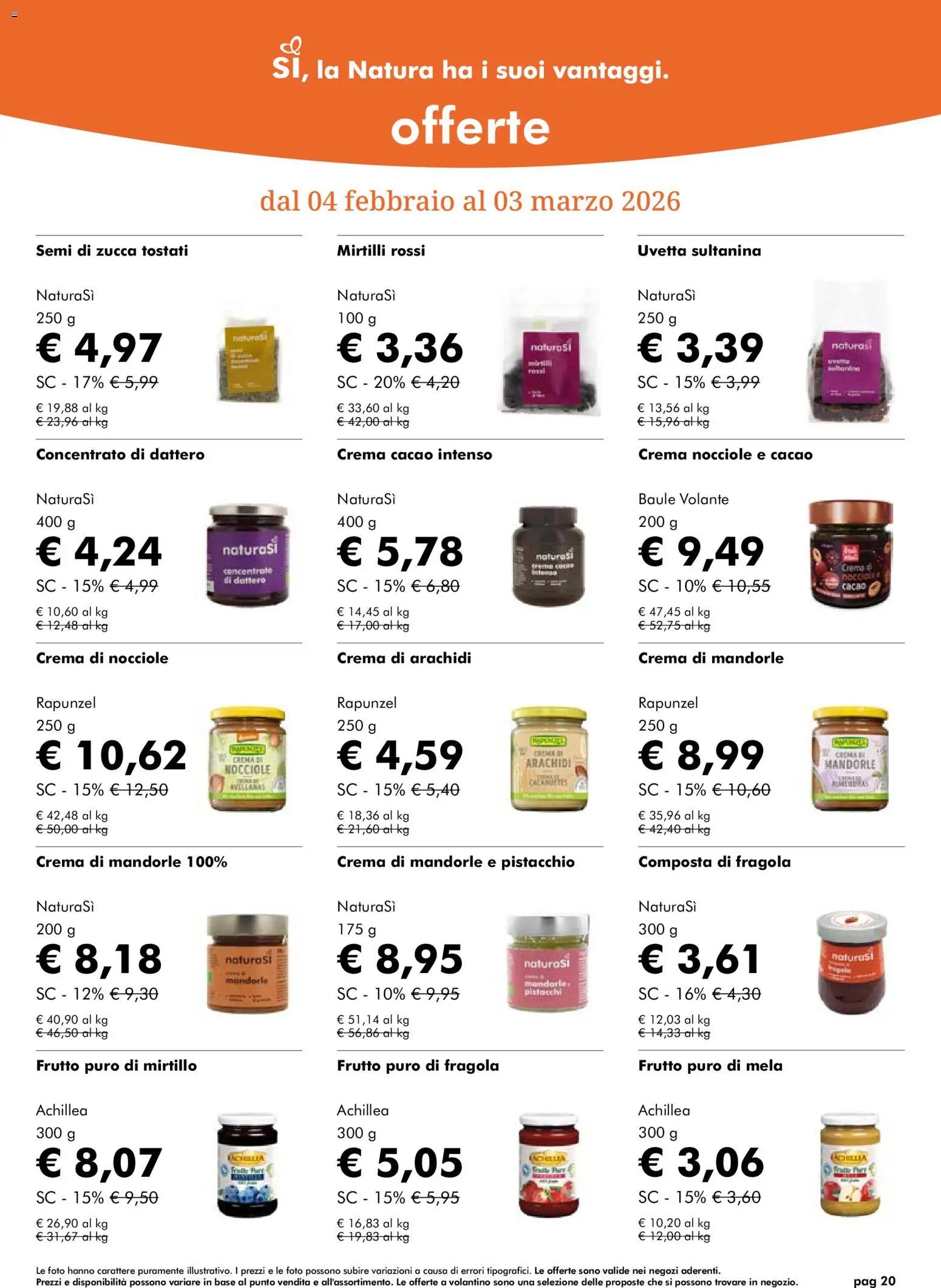 Volantino Natura Sì	 (2026-02-04 - 2026-03-03)