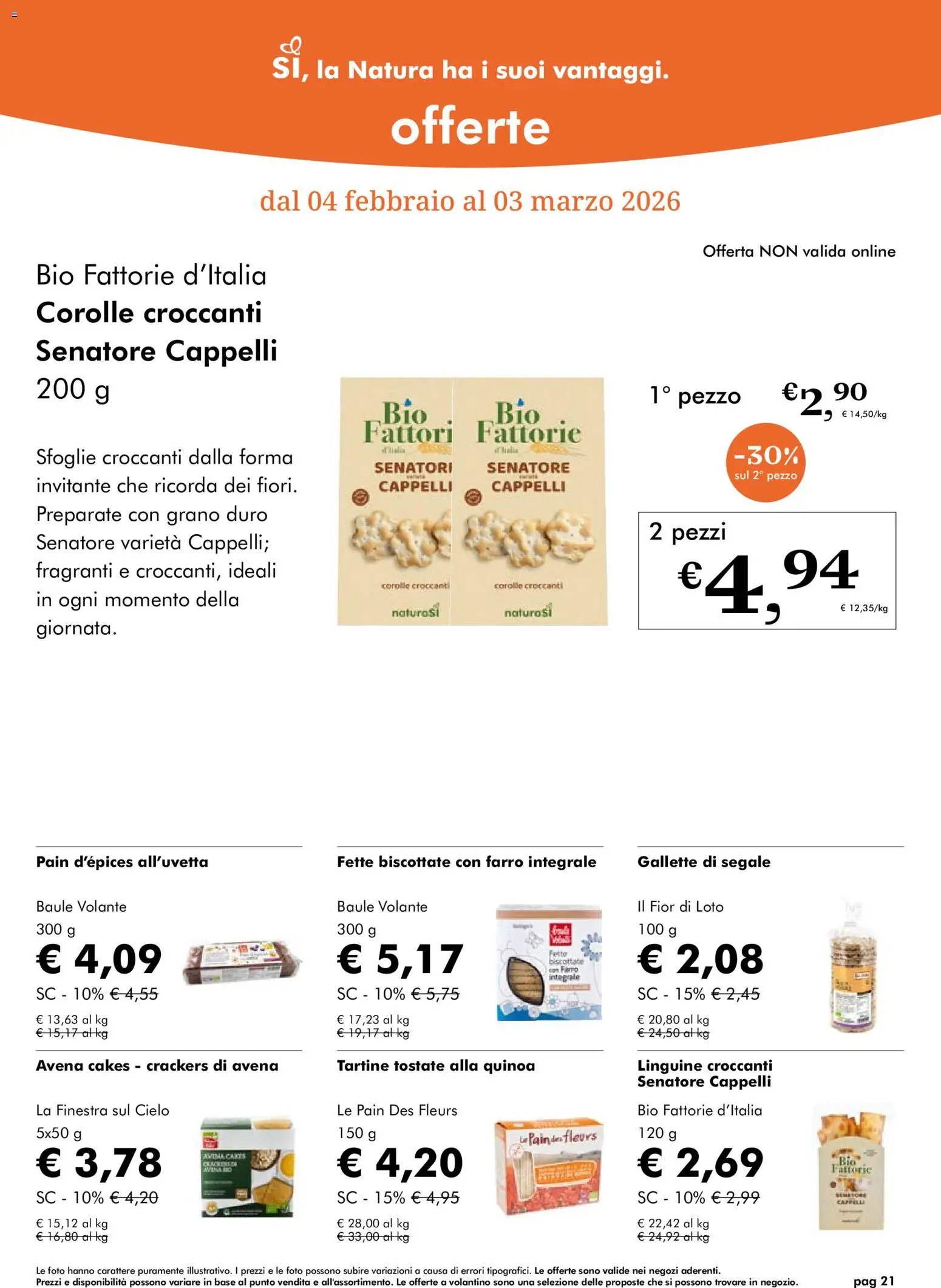 Volantino Natura Sì	 (2026-02-04 - 2026-03-03)