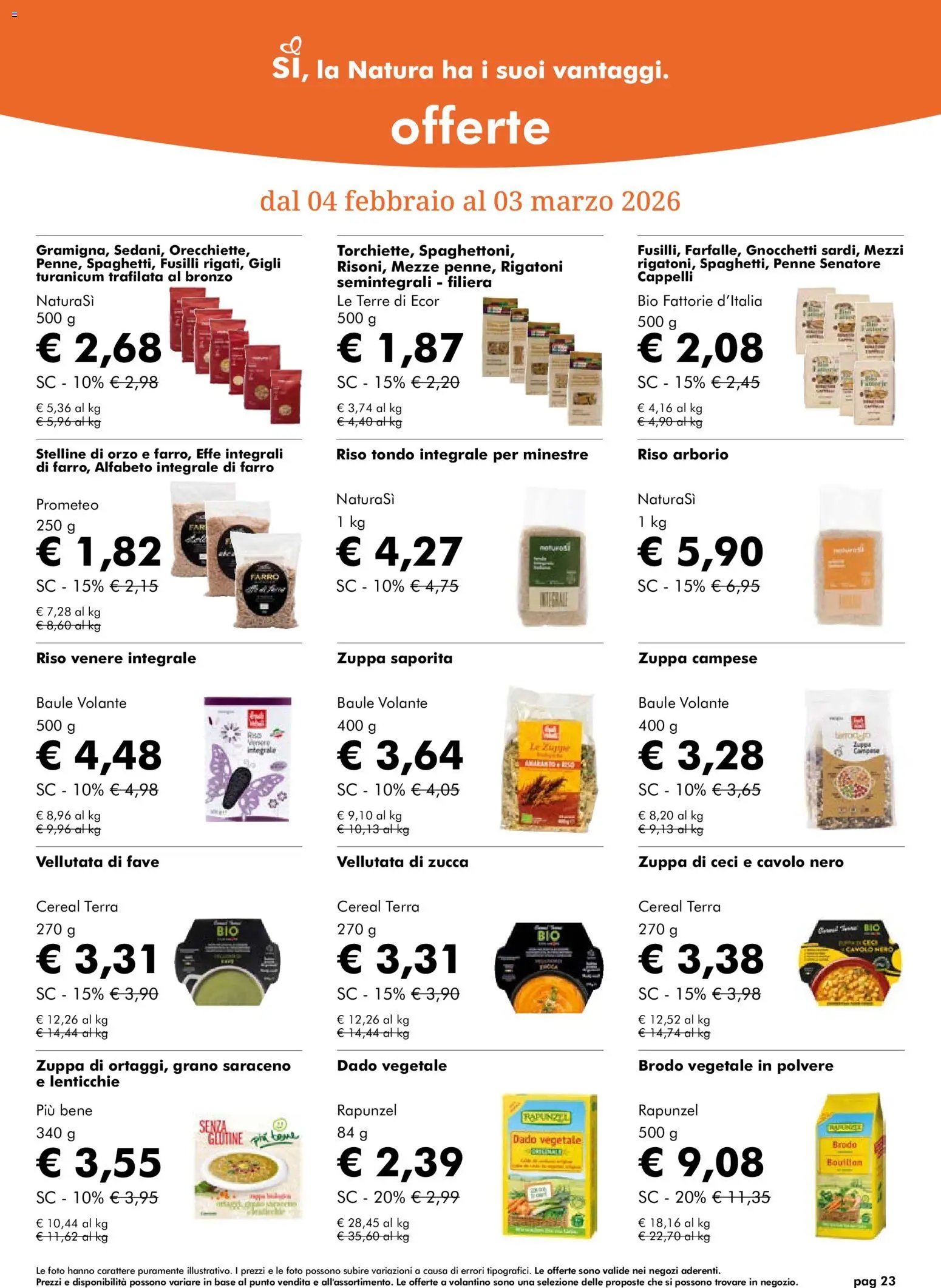 Volantino Natura Sì	 (2026-02-04 - 2026-03-03)