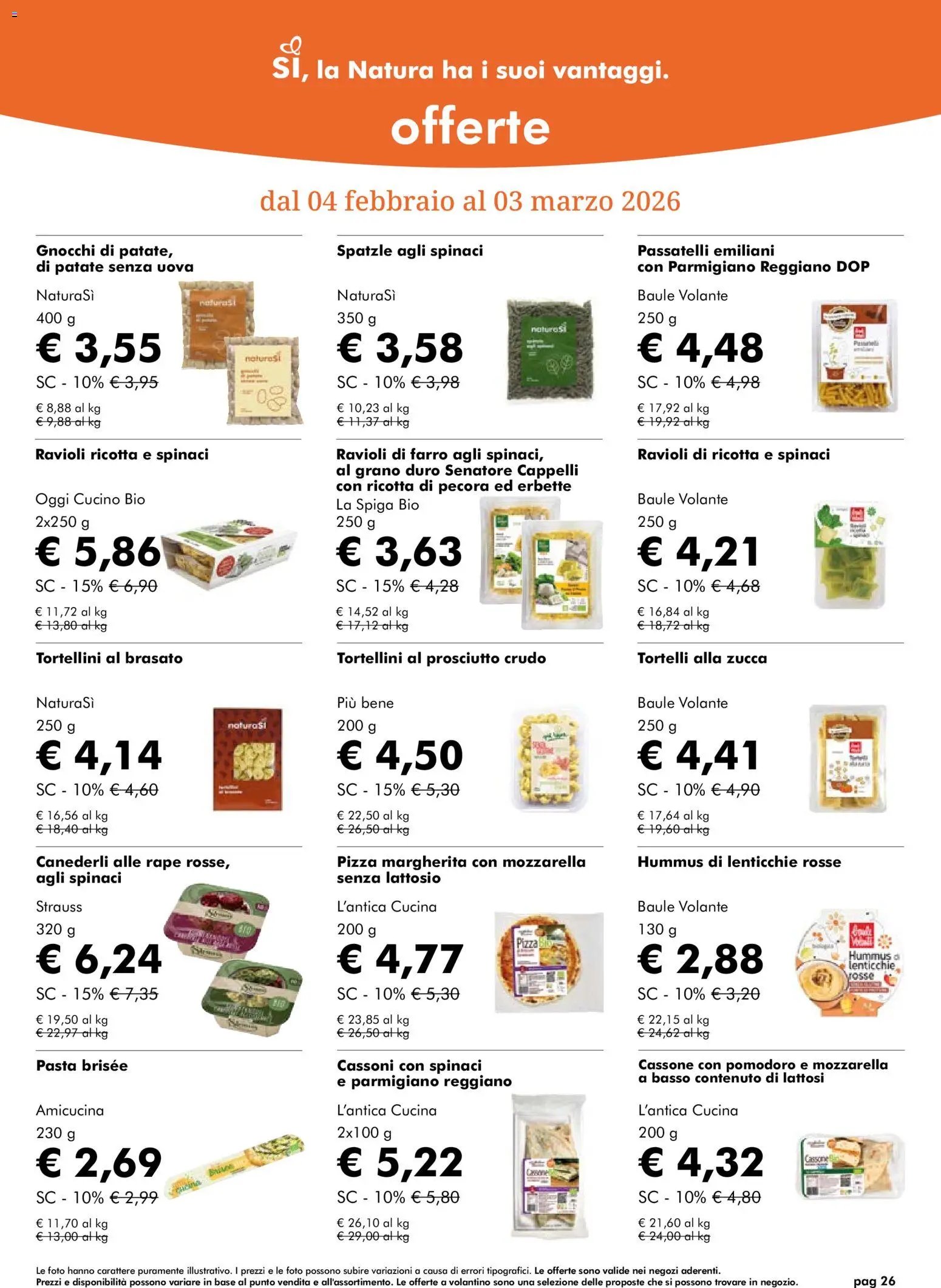 Volantino Natura Sì	 (2026-02-04 - 2026-03-03)