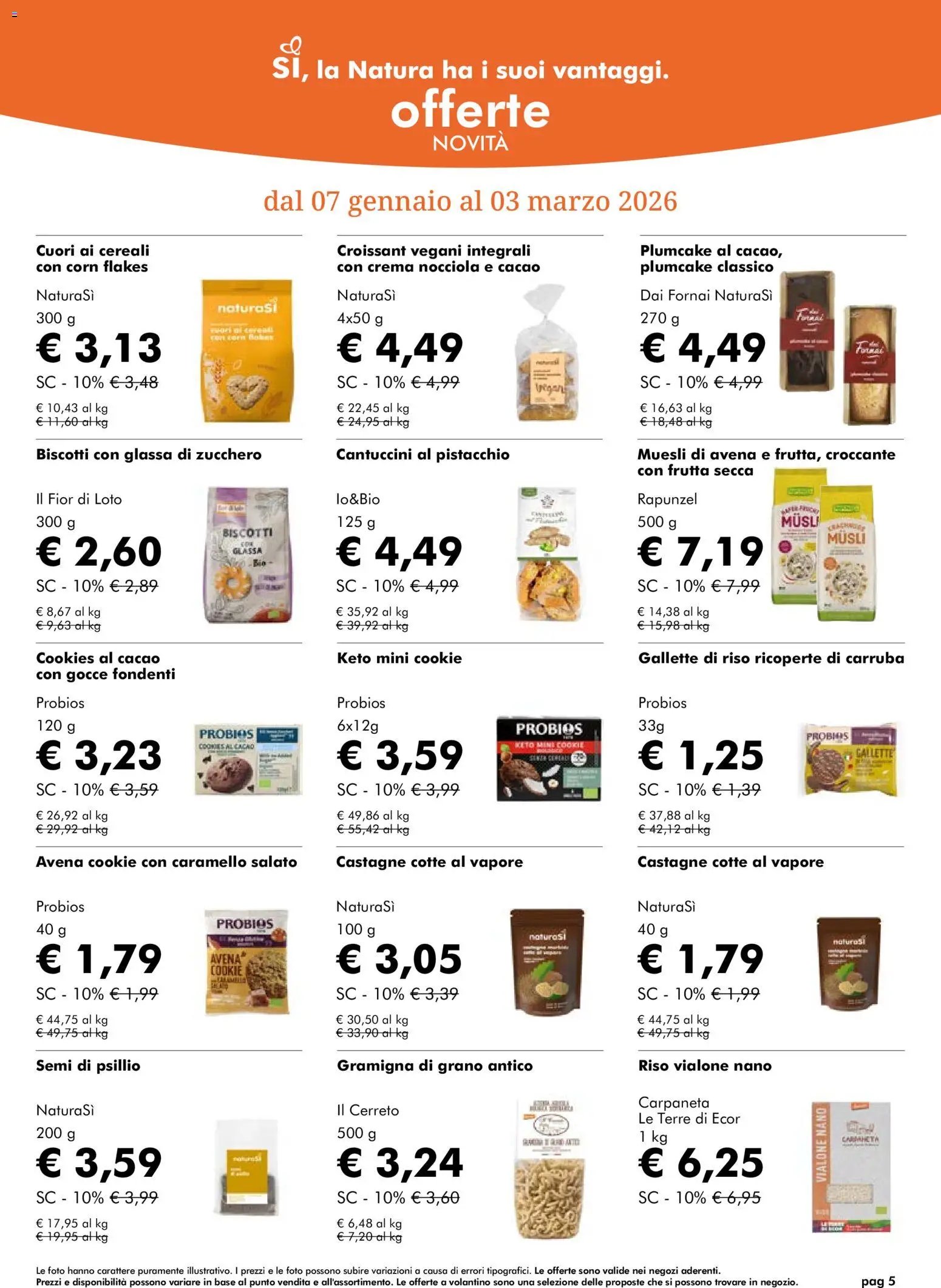 Volantino Natura Sì	 (2026-02-04 - 2026-03-03)