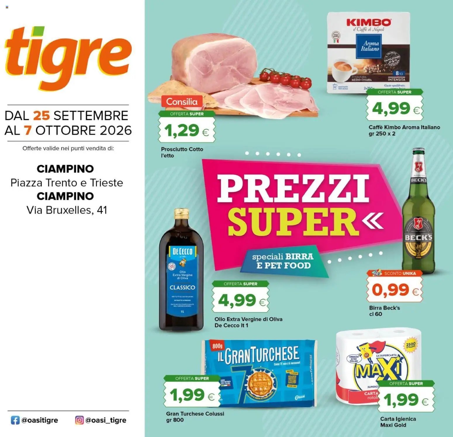 Tigre volantino Ciampino