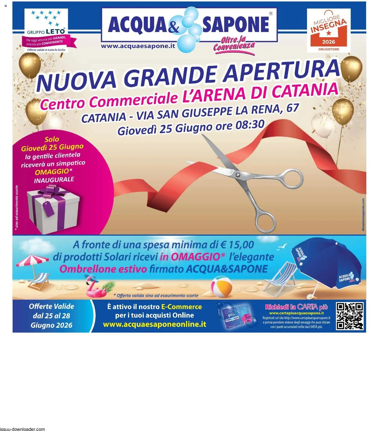 Acqua e Sapone volantino Catania