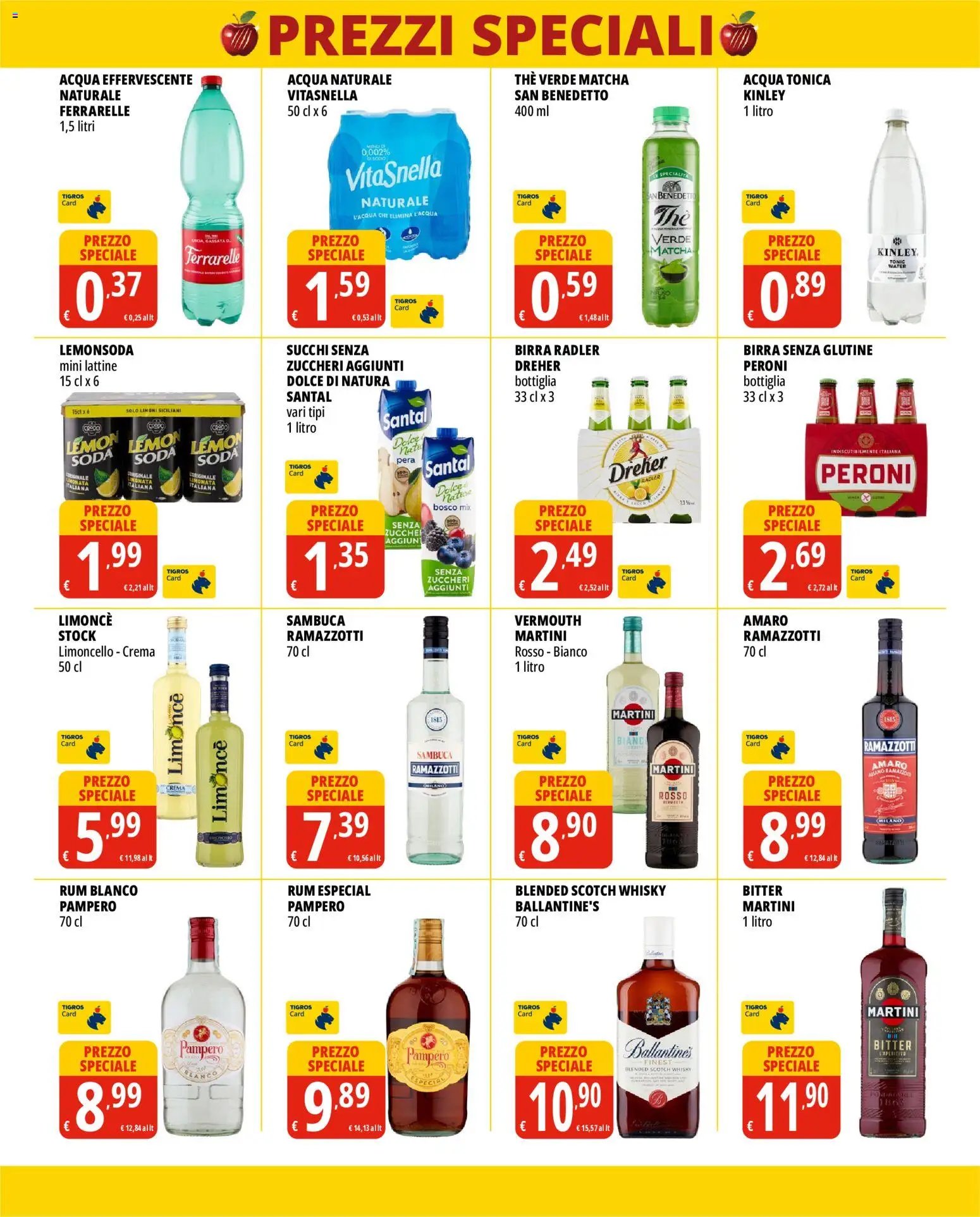 Tigros volantino Prezzi Speciali