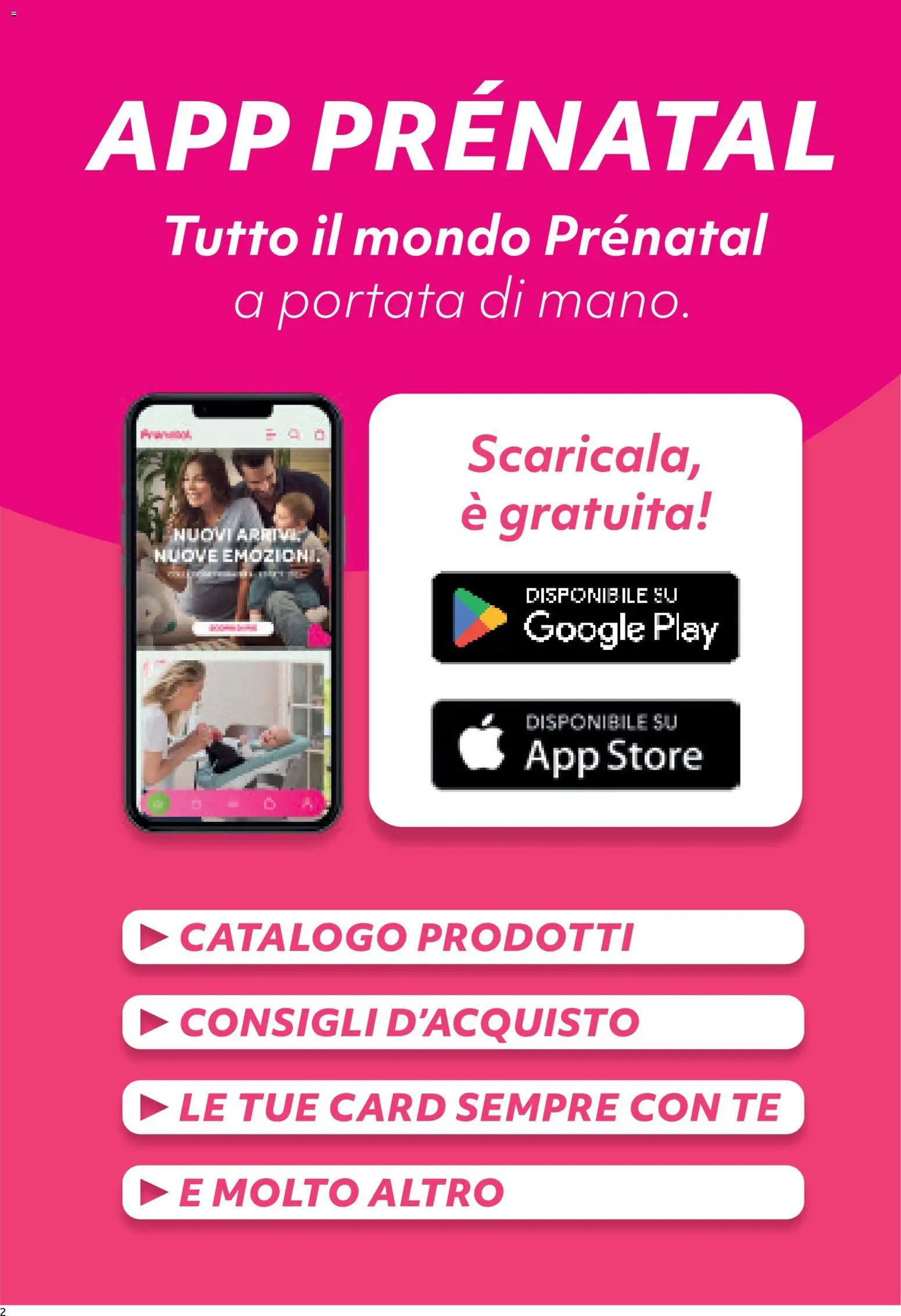 Prenatal volantino Zaini e marsupi