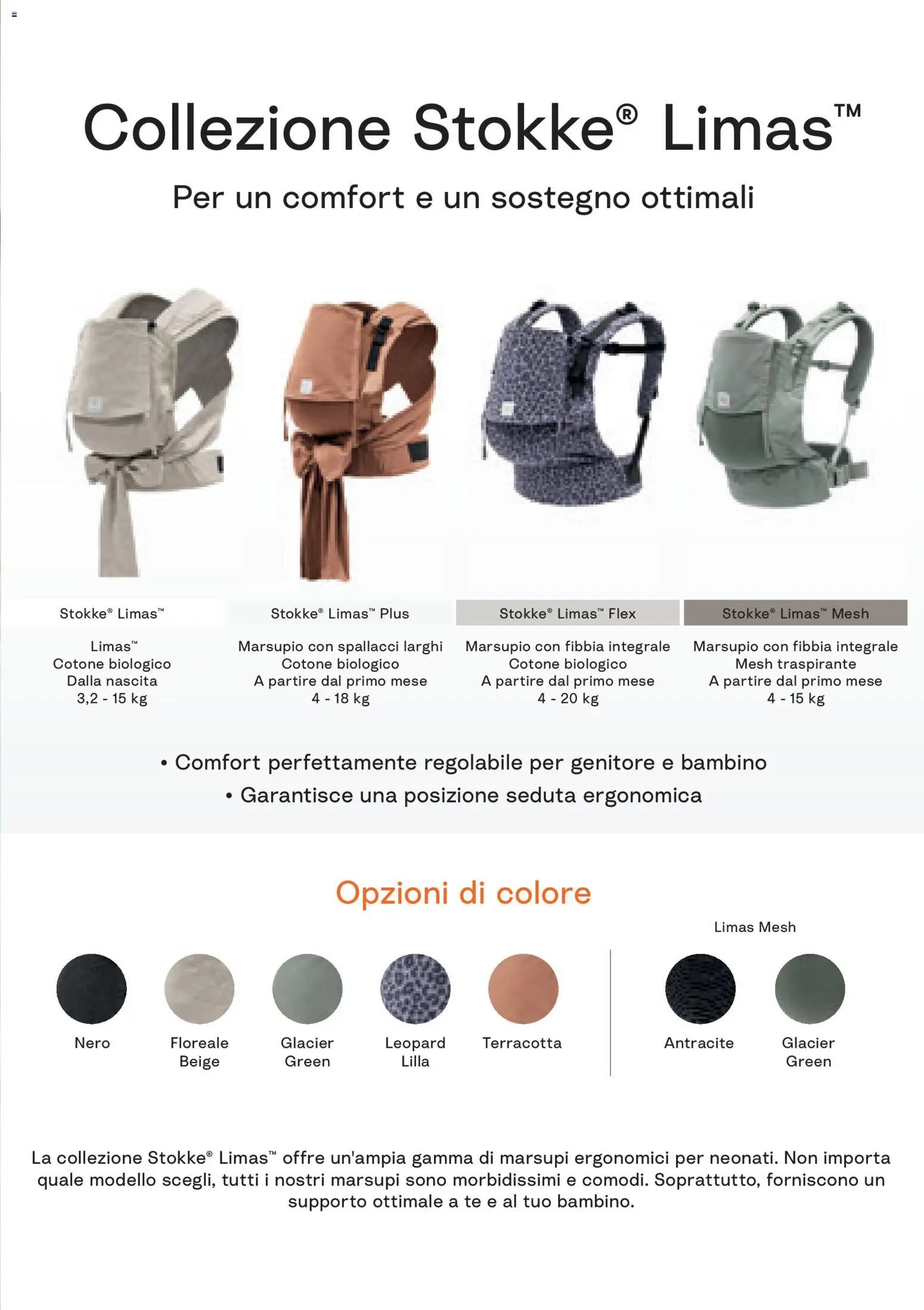 Prenatal volantino Zaini e marsupi