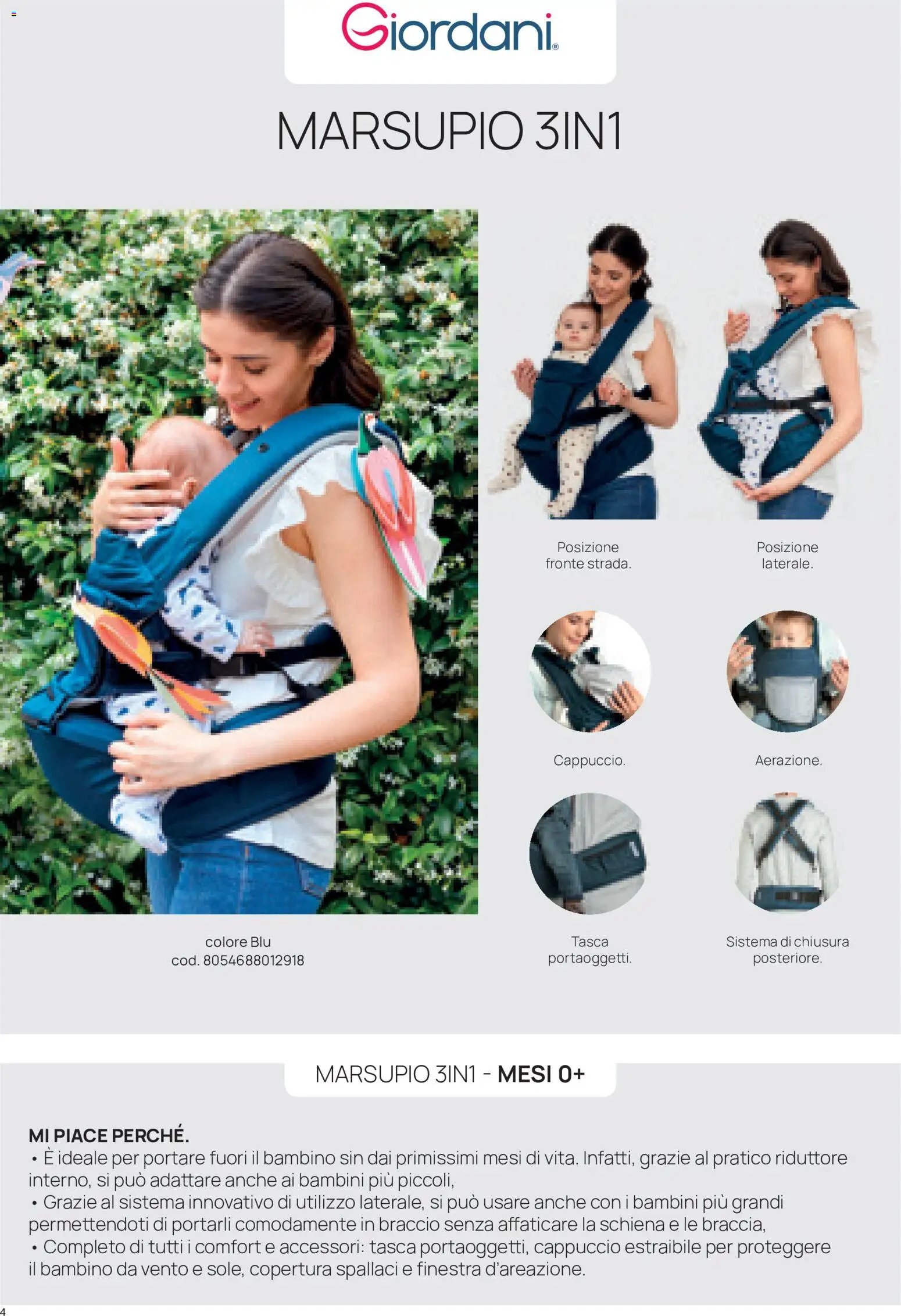 Prenatal volantino Zaini e marsupi