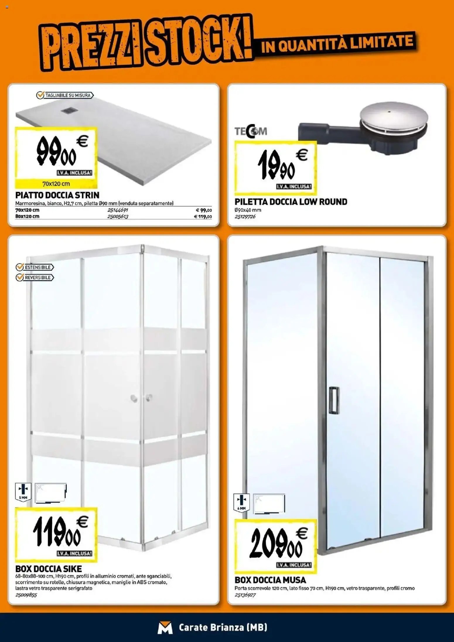 TECNOMAT - Straordinari prezzi stock!