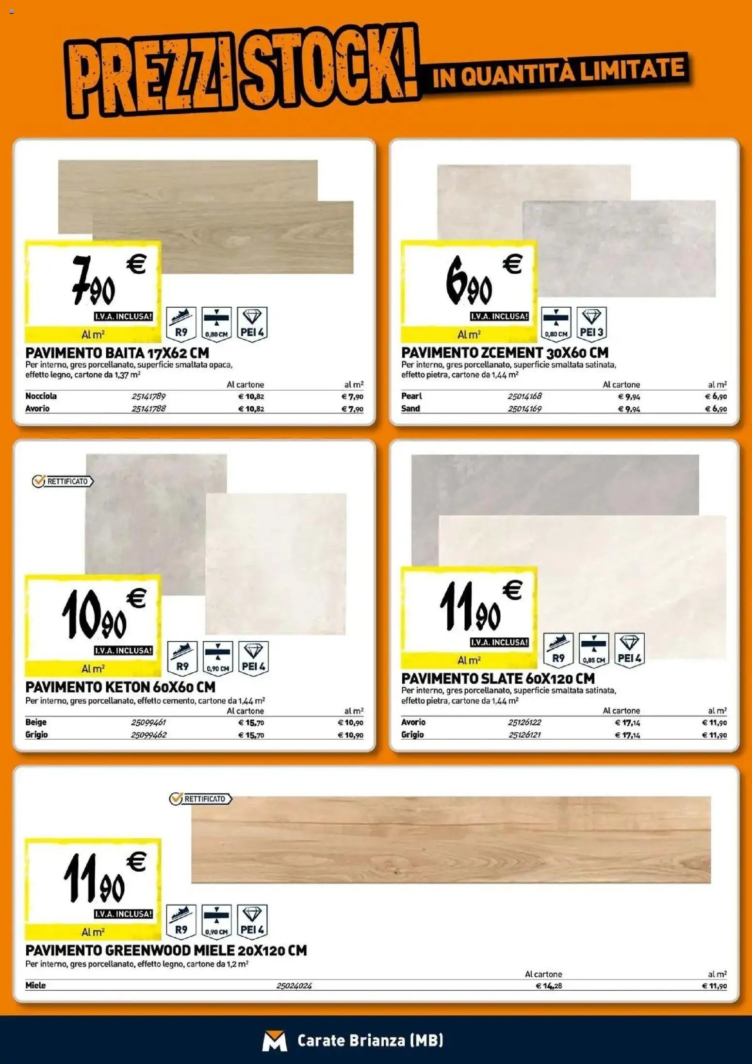 TECNOMAT - Straordinari prezzi stock!