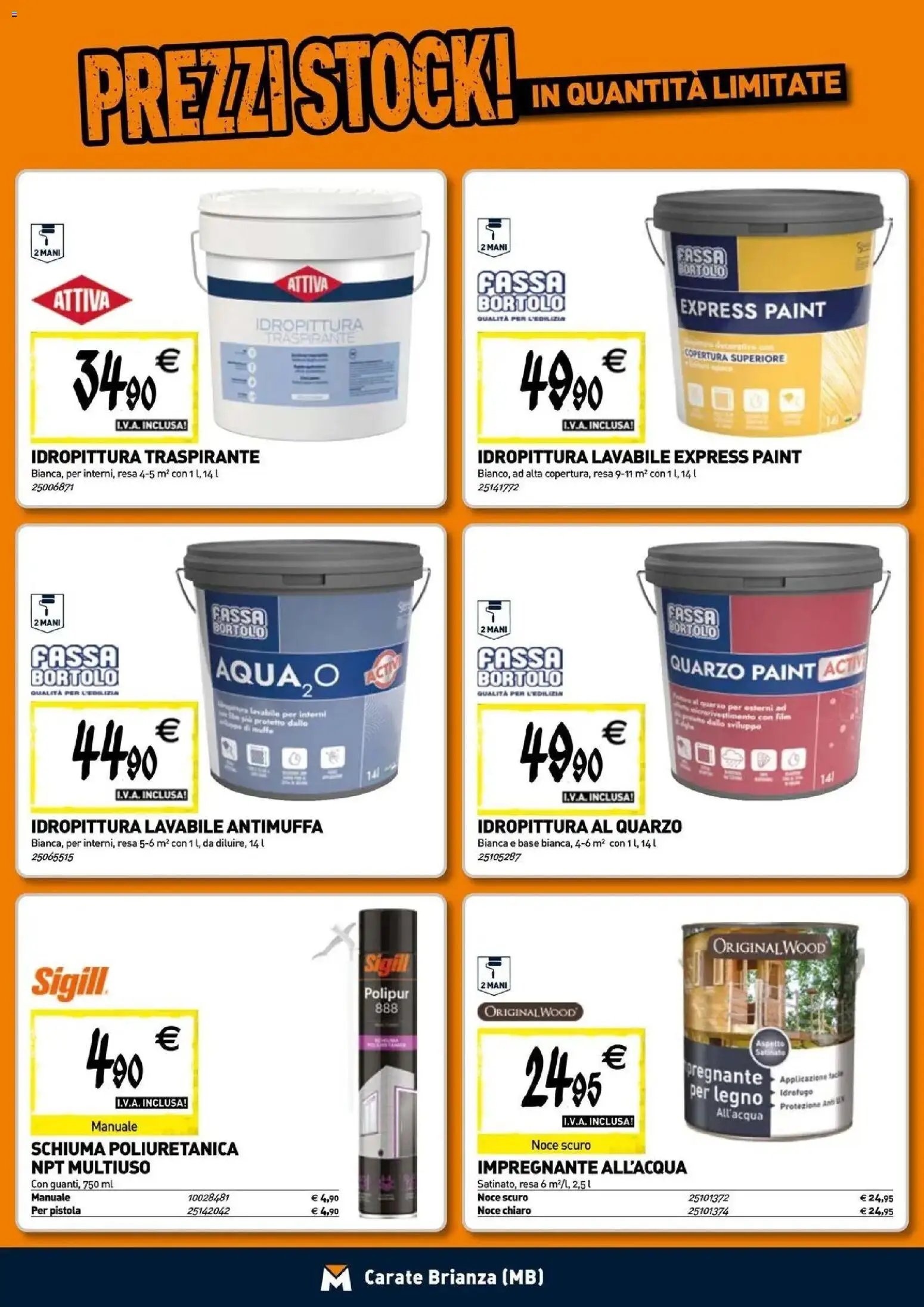 TECNOMAT - Straordinari prezzi stock!
