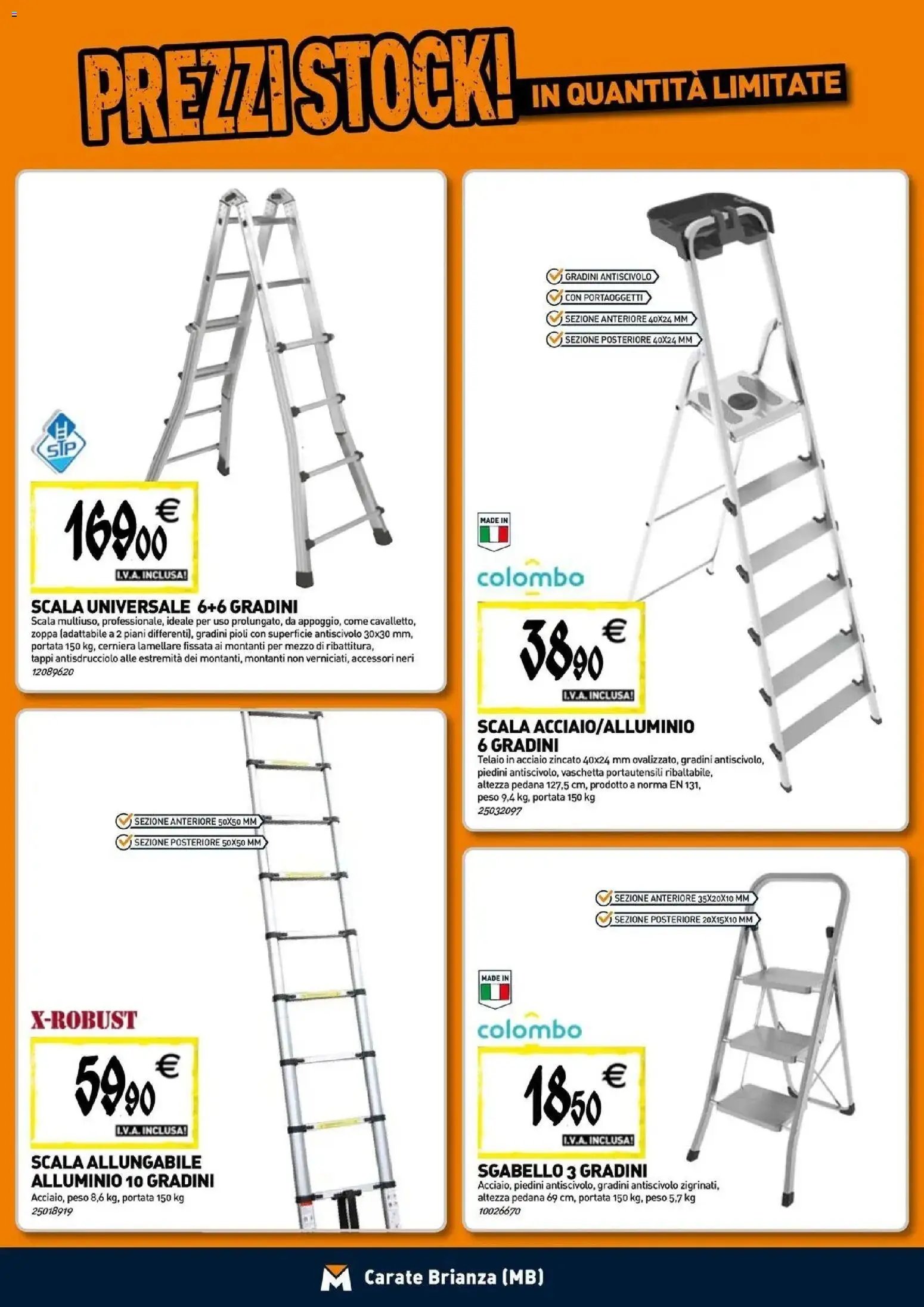 TECNOMAT - Straordinari prezzi stock!