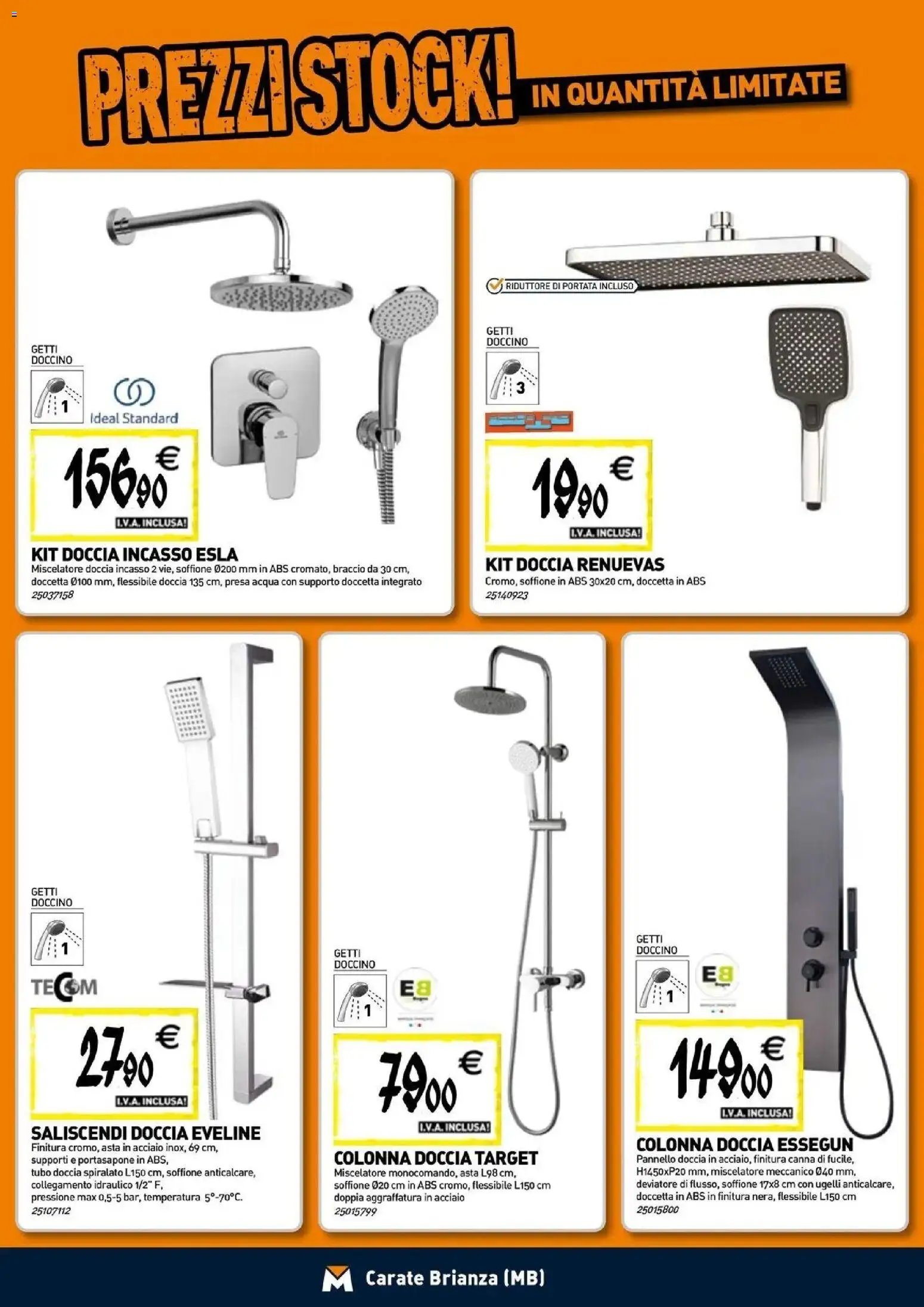 TECNOMAT - Straordinari prezzi stock!