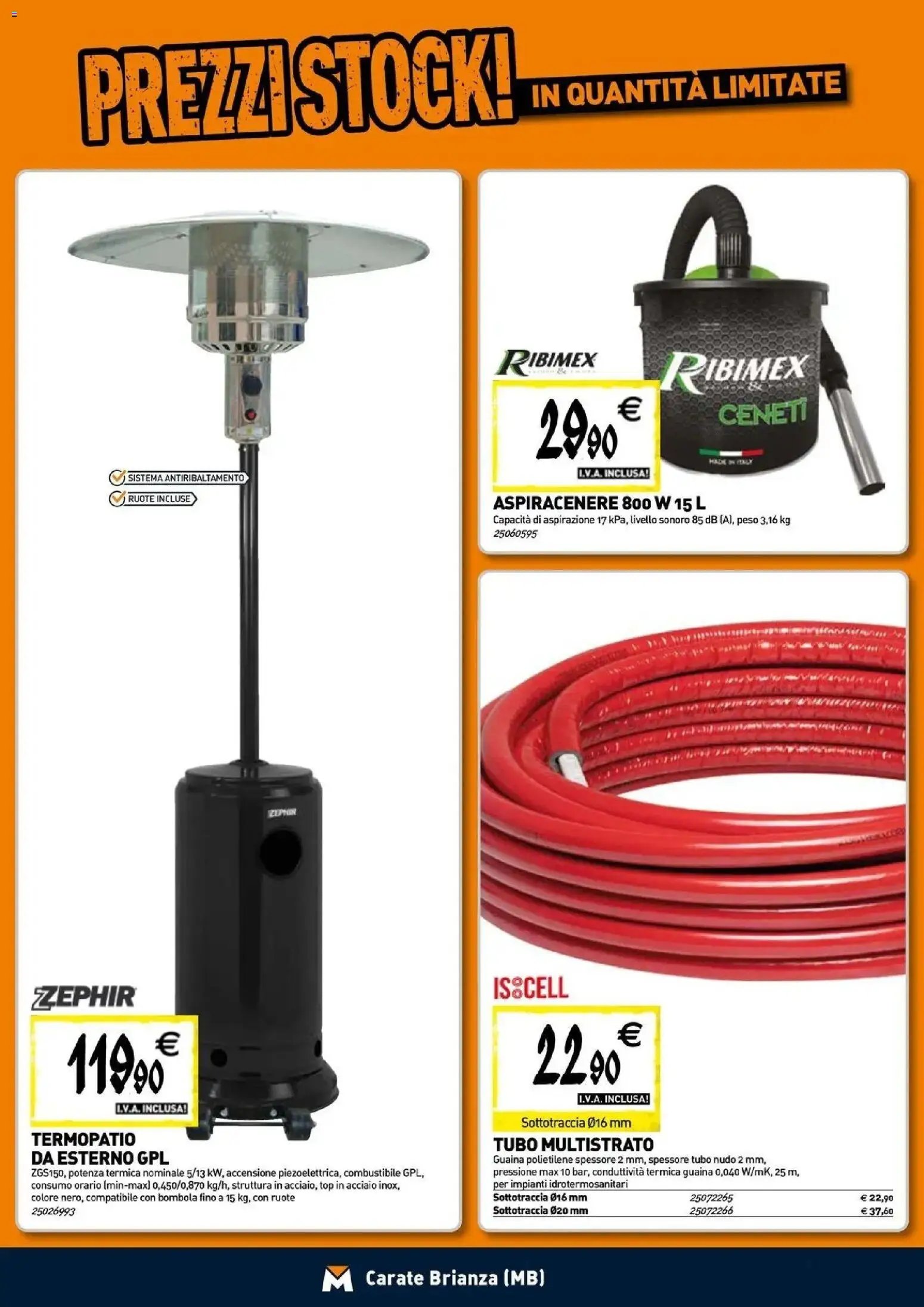 TECNOMAT - Straordinari prezzi stock!