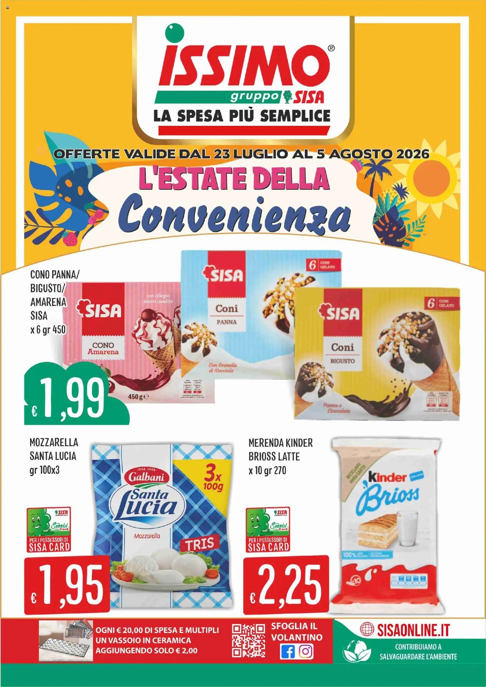 SISA volantino Issimo