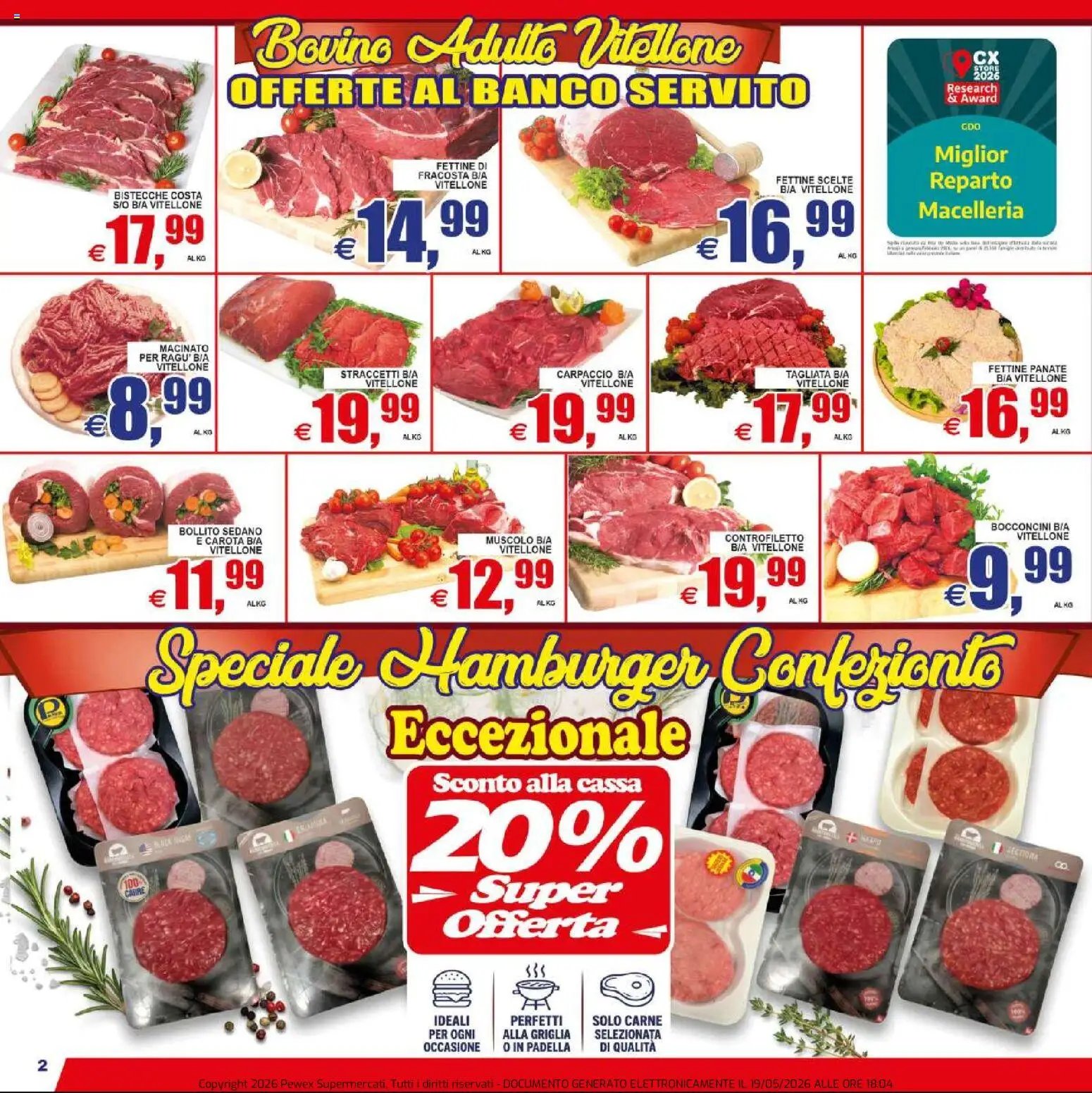 Pewex volantino (2026-05-20 - 2026-05-28)