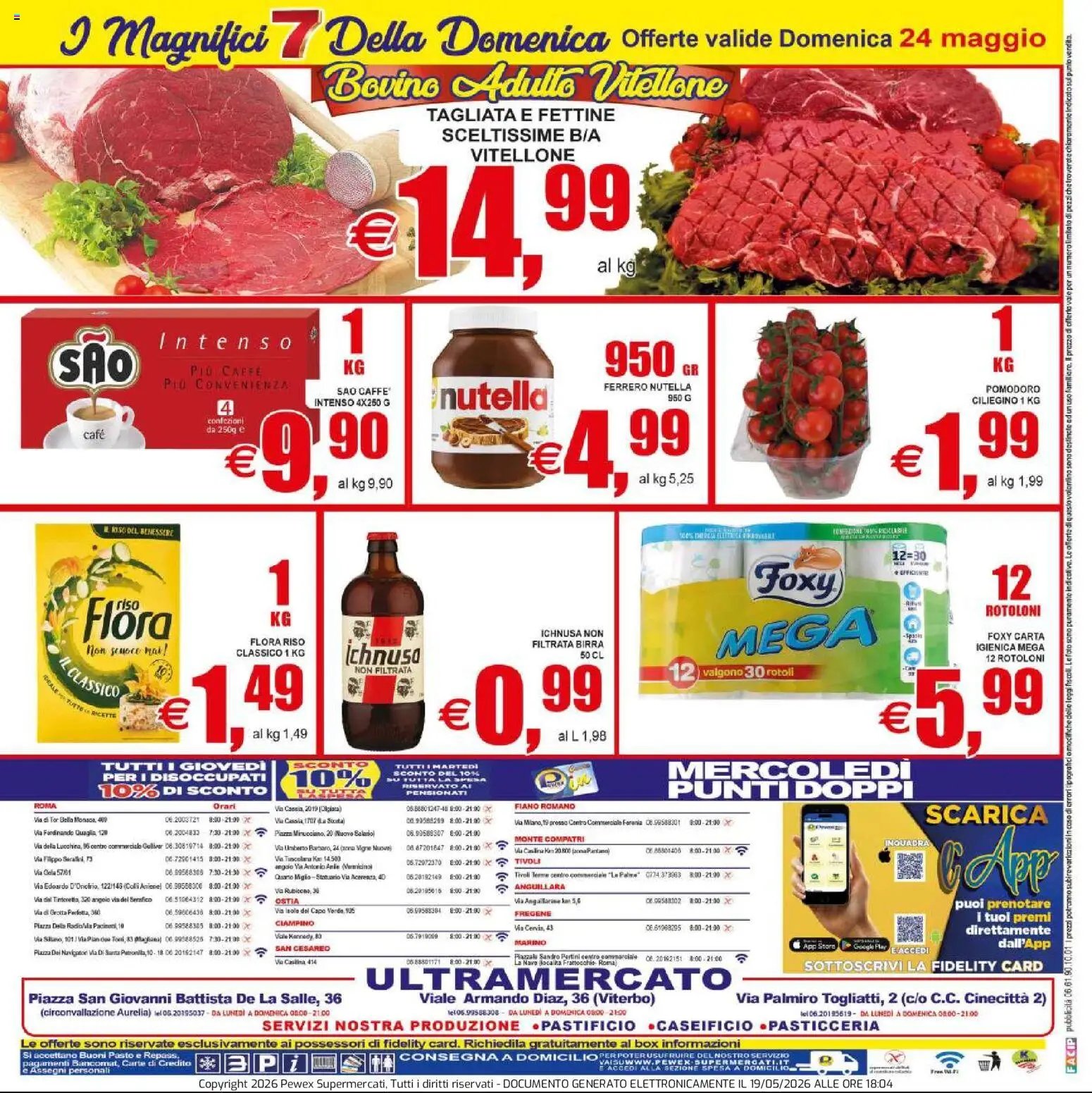 Pewex volantino (2026-05-20 - 2026-05-28)