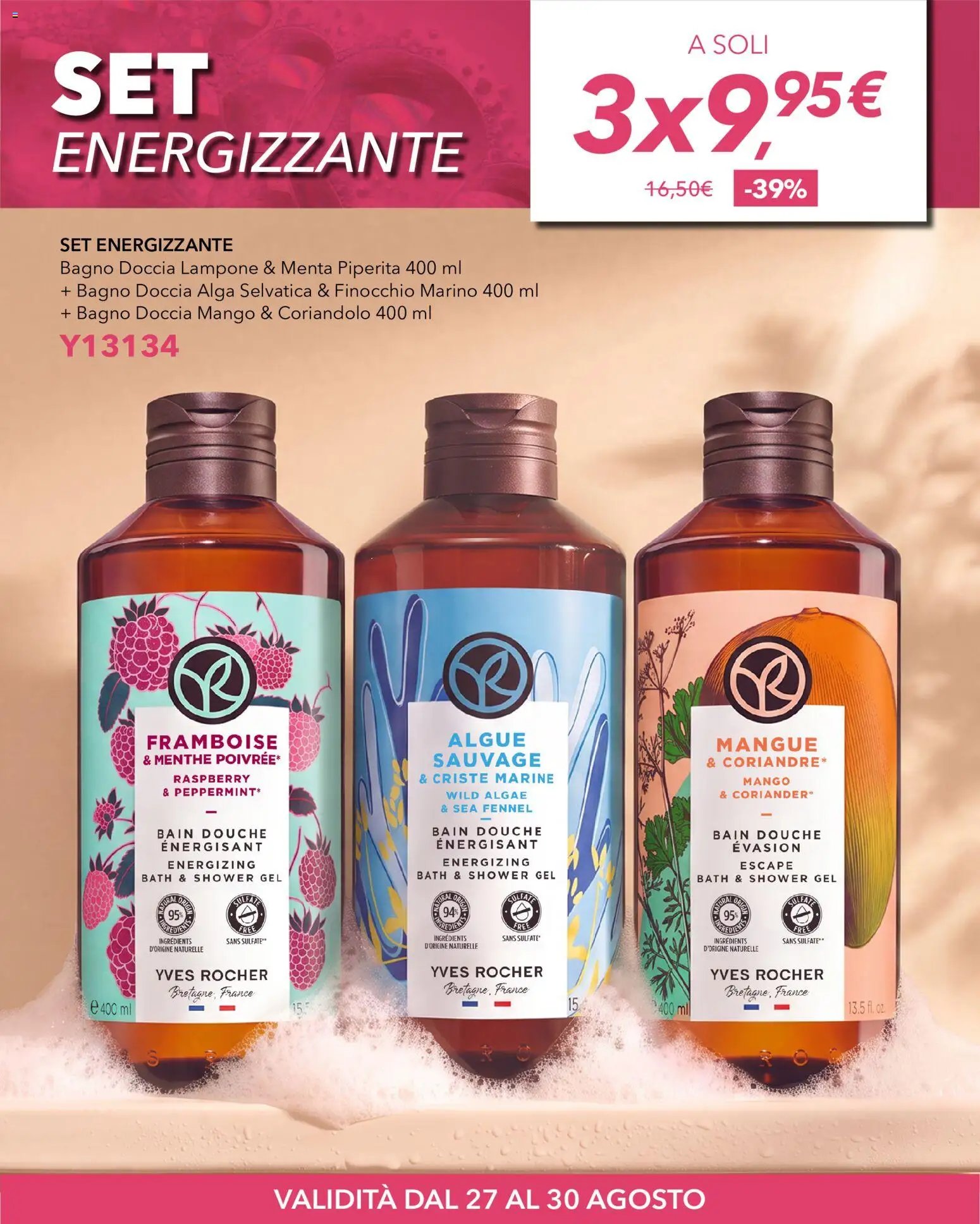 Yves Rocher catalogo Bagnodoccia