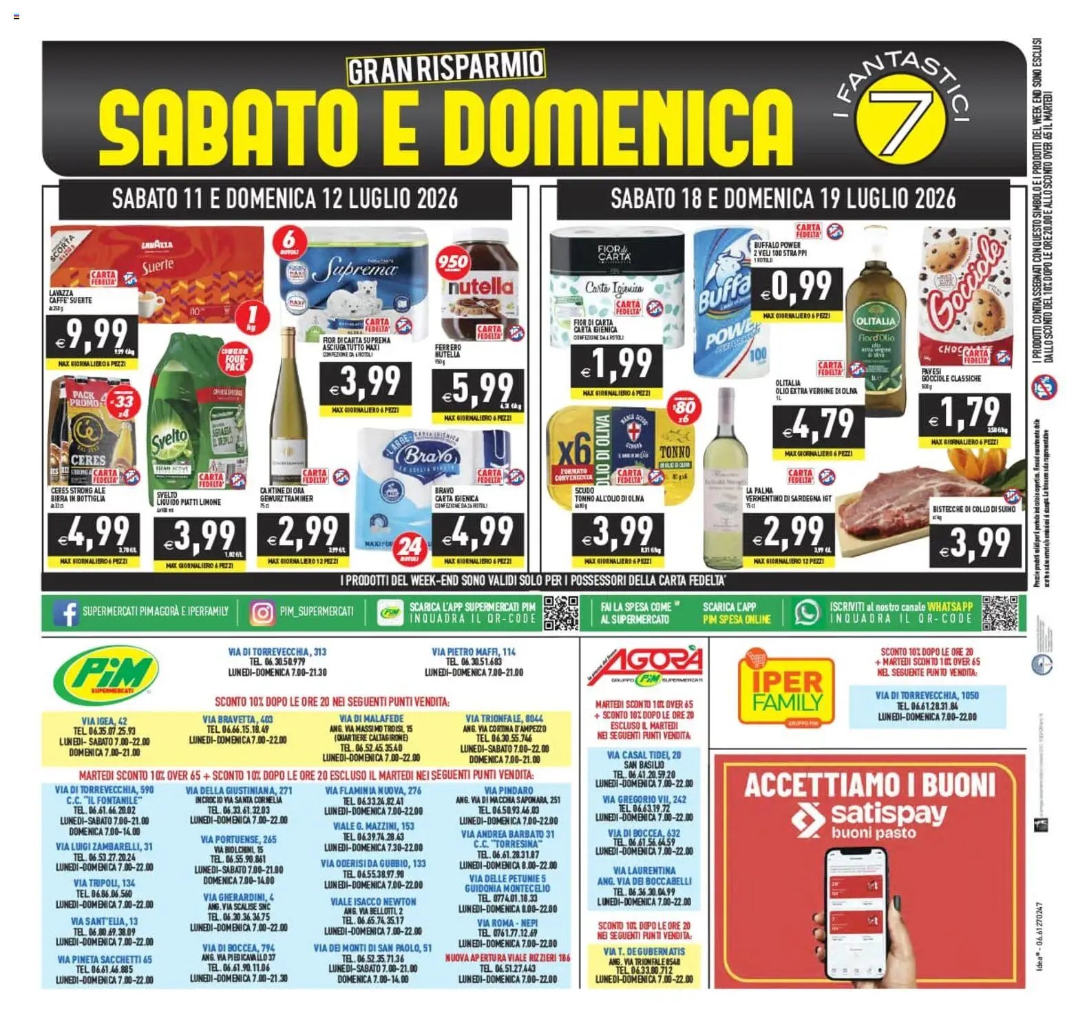 PIM Supermercati volantino