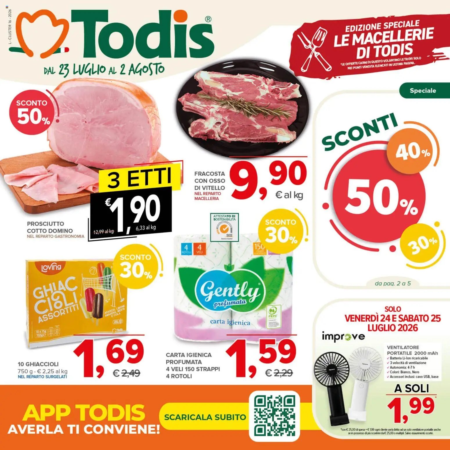 Todis volantino Lazio