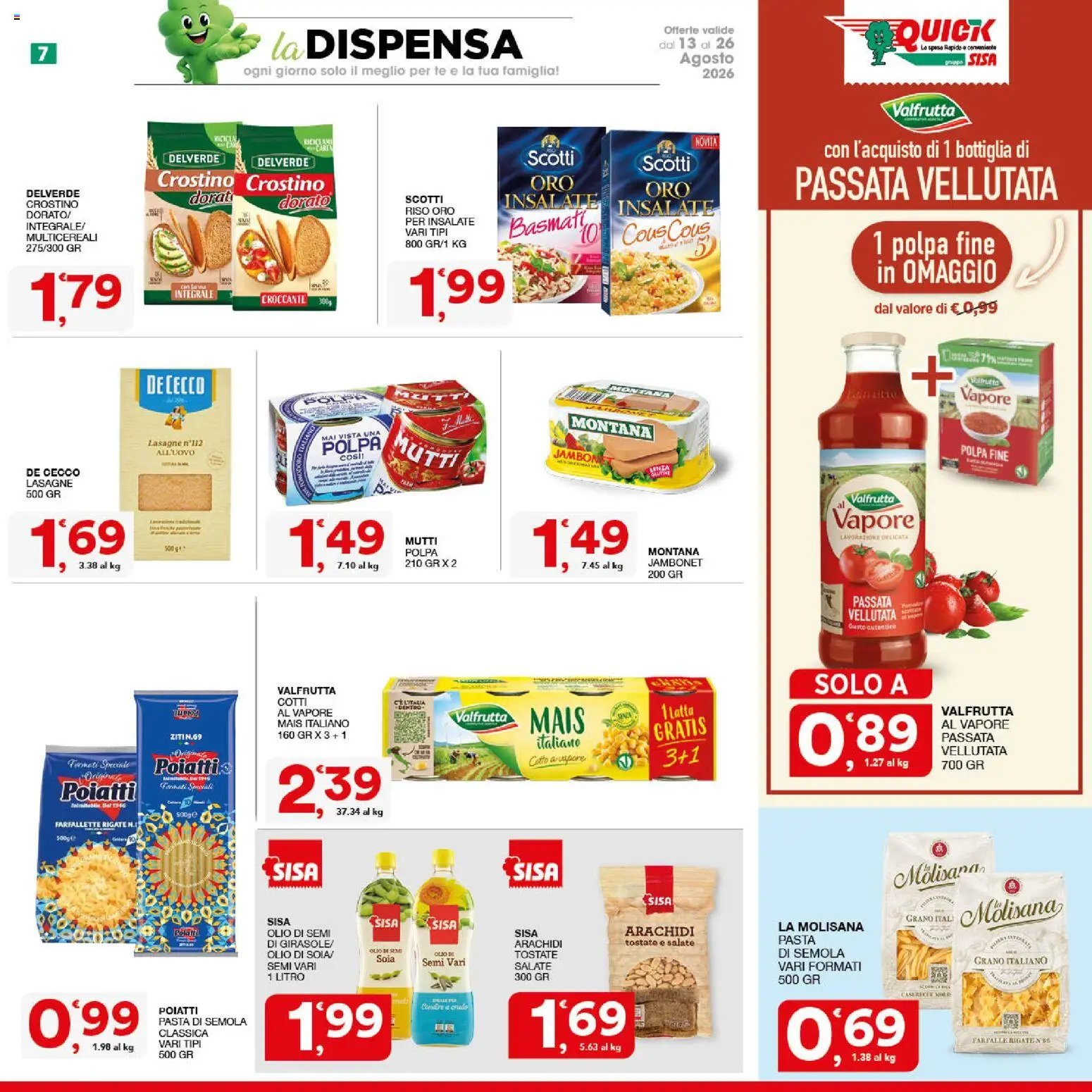 SISA volantino Quick