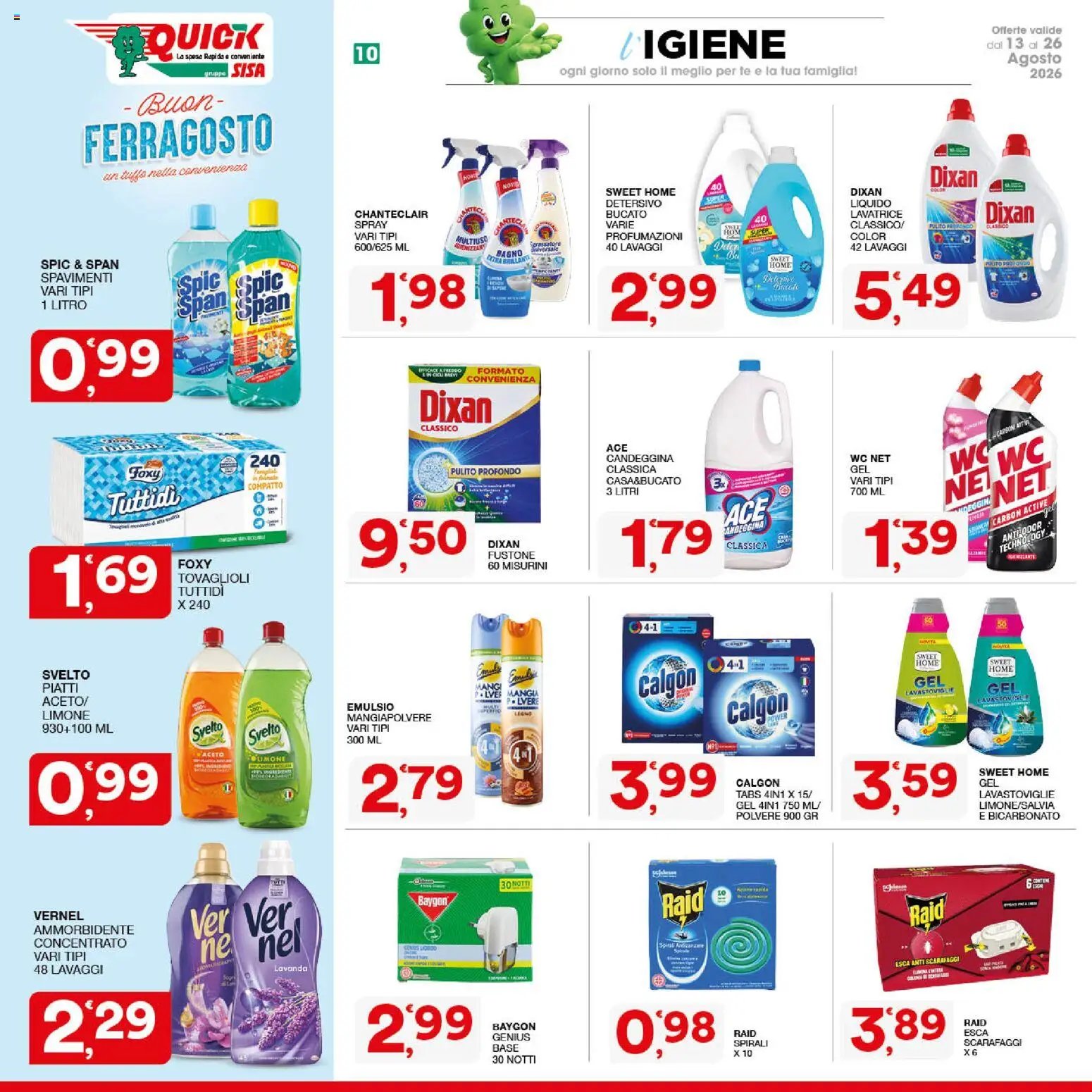SISA volantino Quick