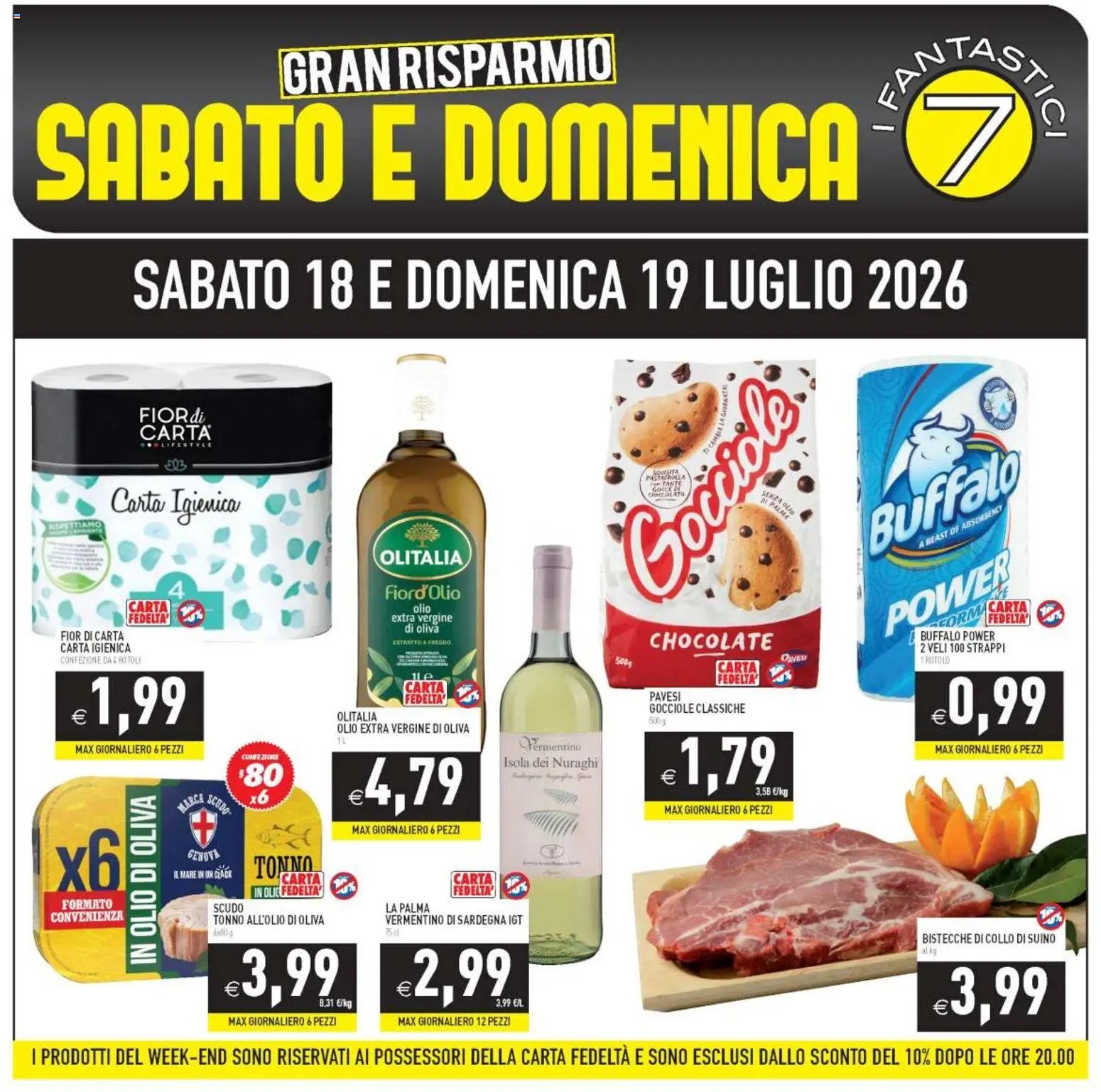 PIM Supermercati volantino Weekend