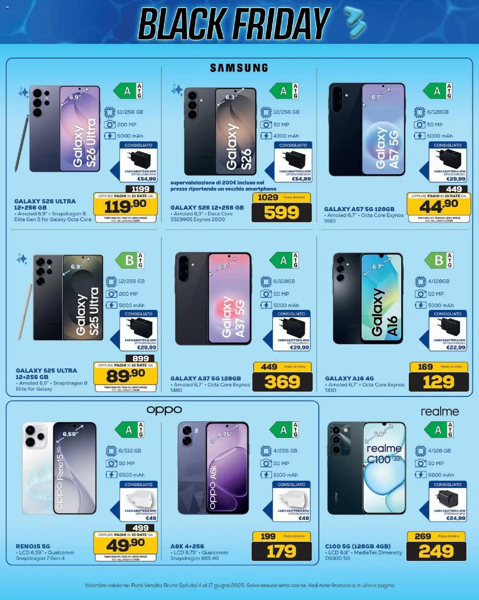 BRUNO volantino Black Friday