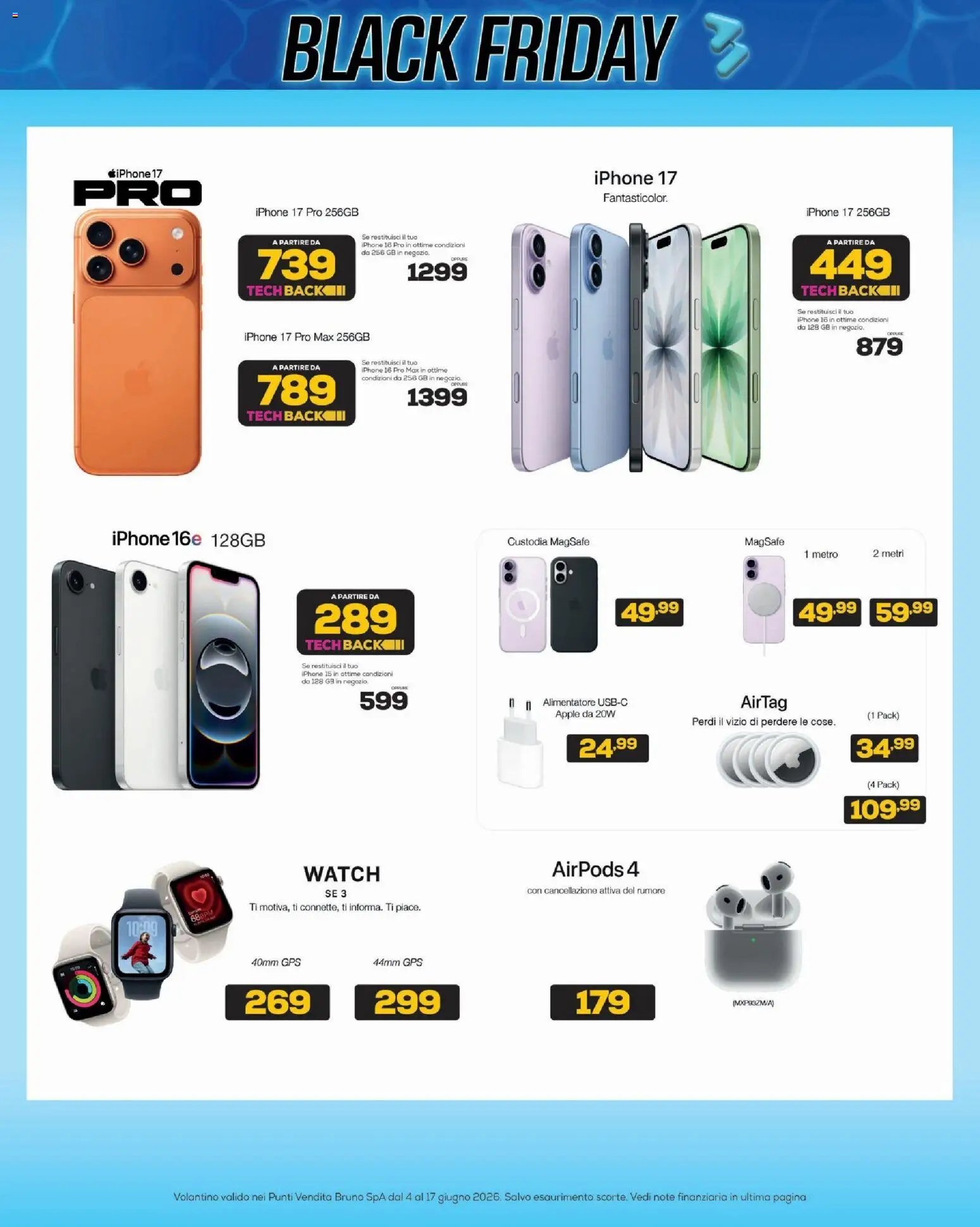 BRUNO volantino Black Friday