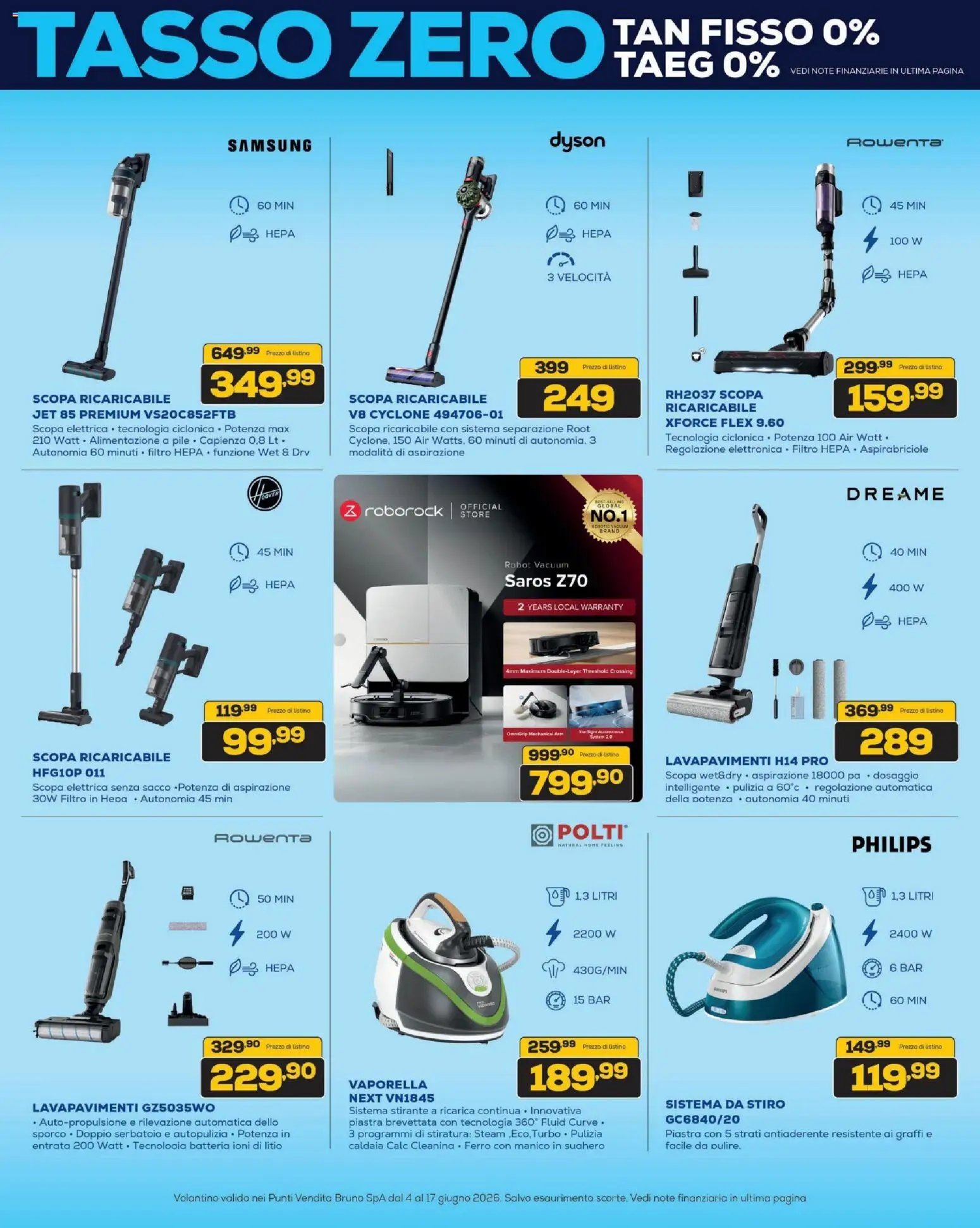 BRUNO volantino Black Friday