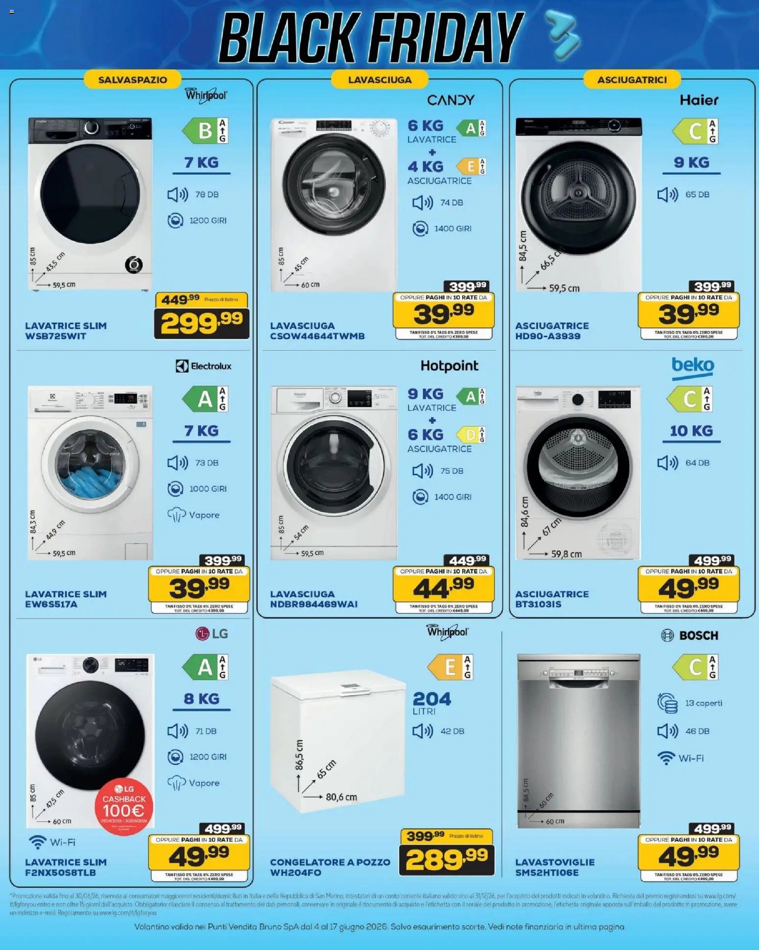 BRUNO volantino Black Friday