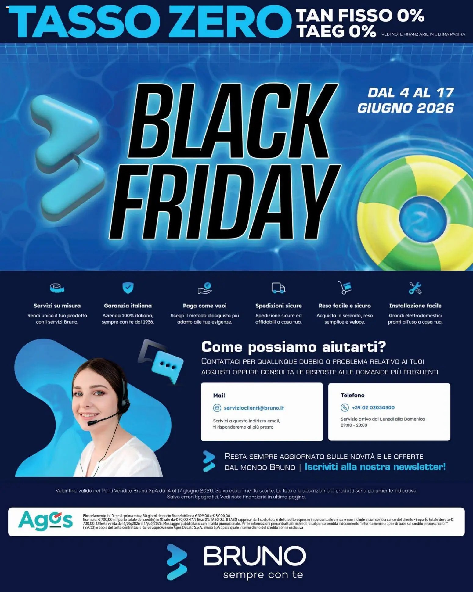 BRUNO volantino Black Friday