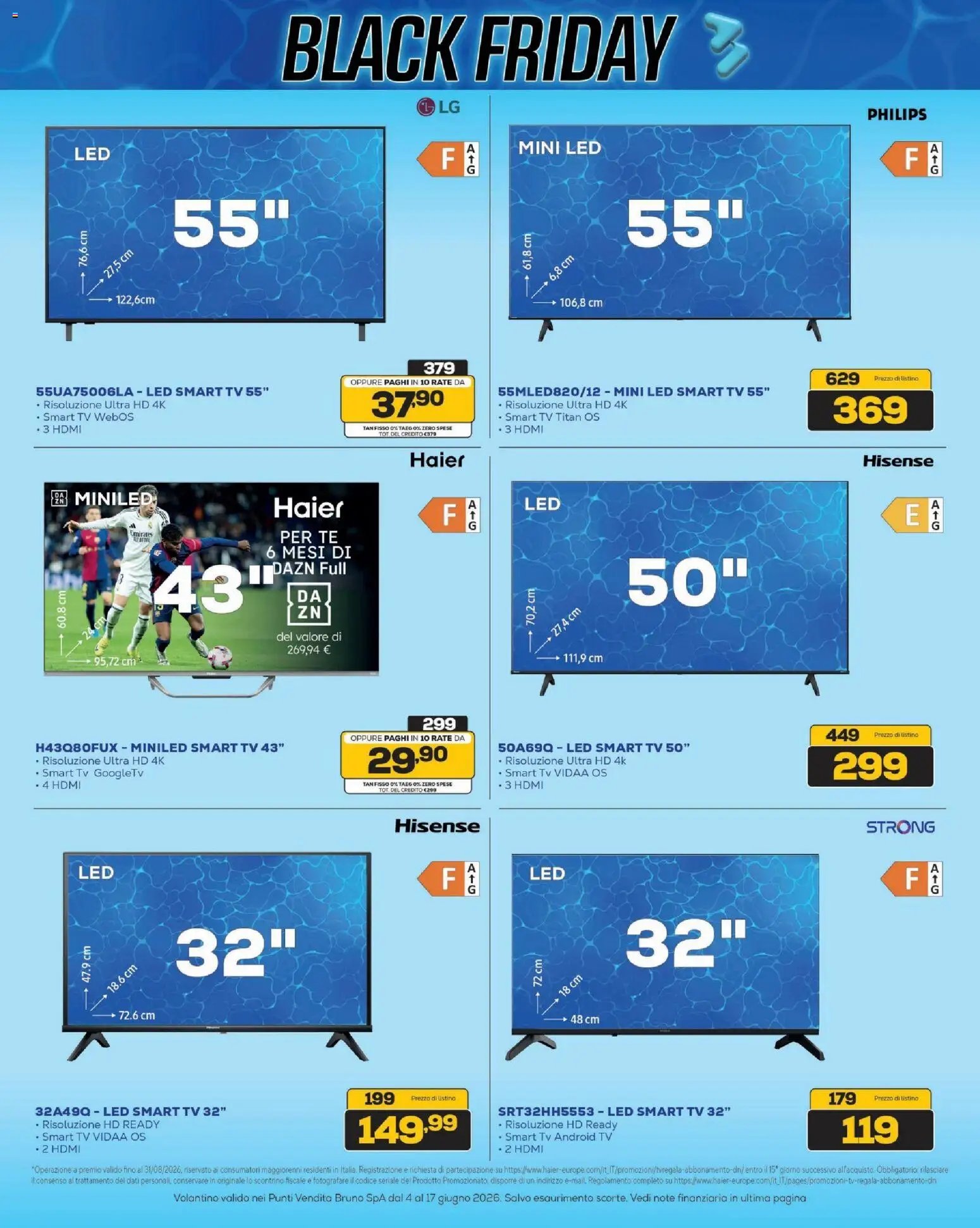 BRUNO volantino Black Friday