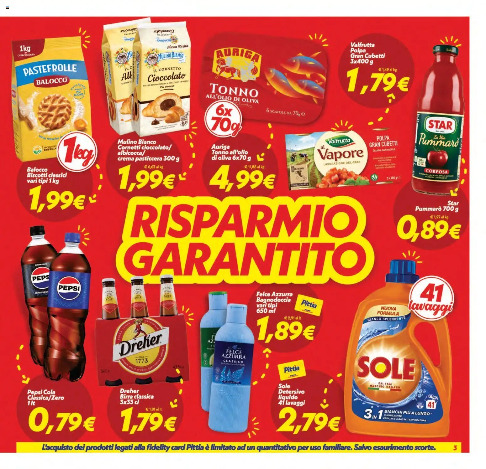 SuperConveniente volantino Caltanissetta, San Cataldo, Avola, Lascari, Milazzo, Barcellona