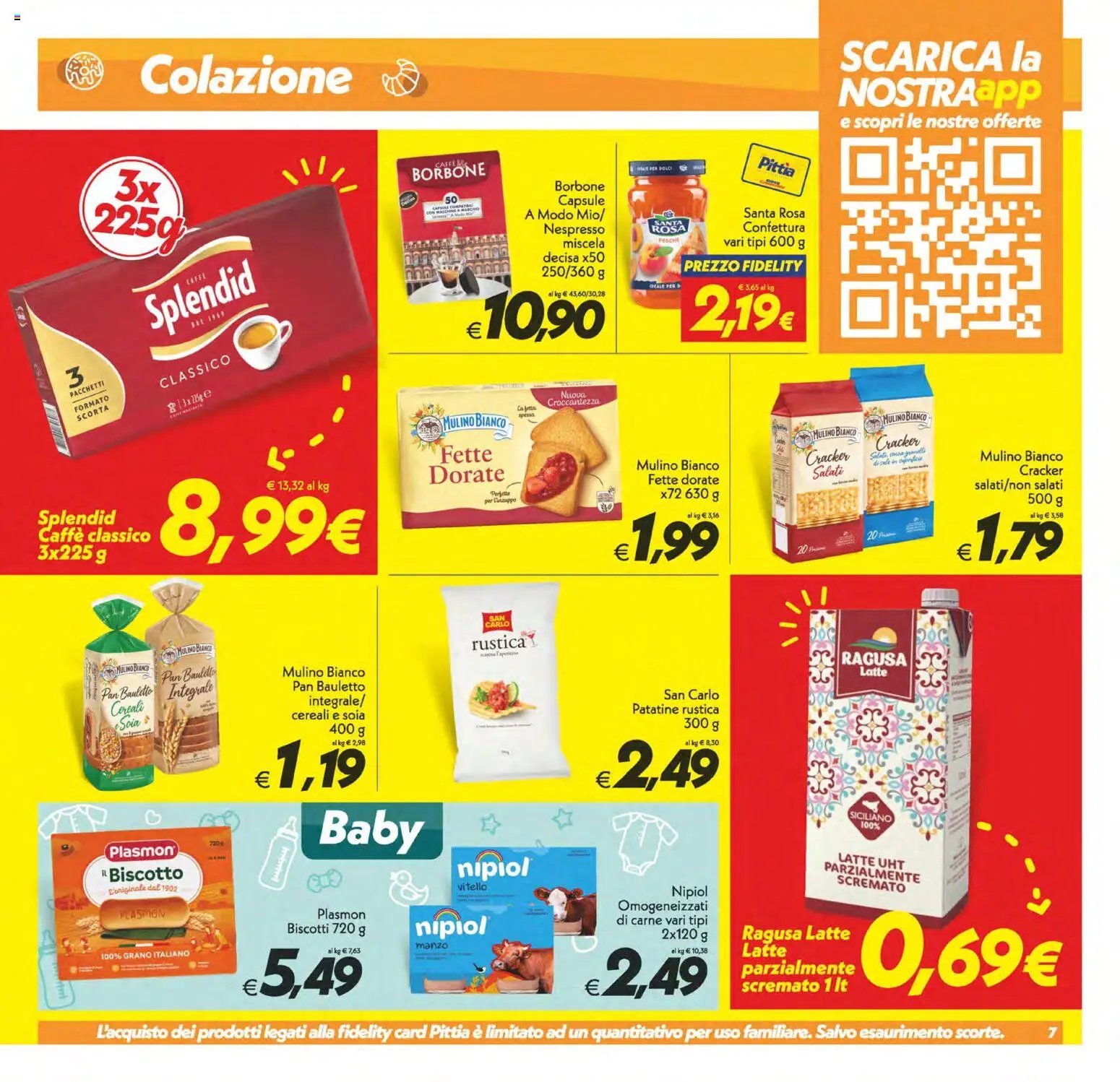 SuperConveniente volantino Caltanissetta, San Cataldo, Avola, Lascari, Milazzo, Barcellona