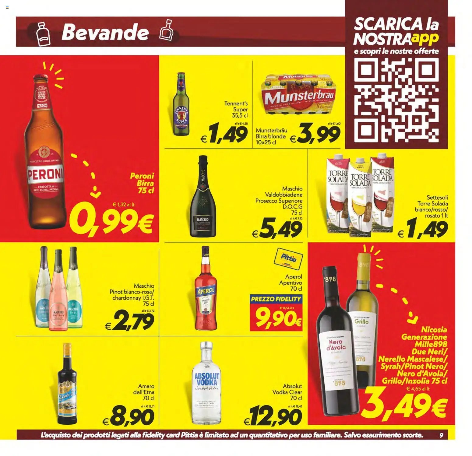 SuperConveniente volantino Caltanissetta, San Cataldo, Avola, Lascari, Milazzo, Barcellona