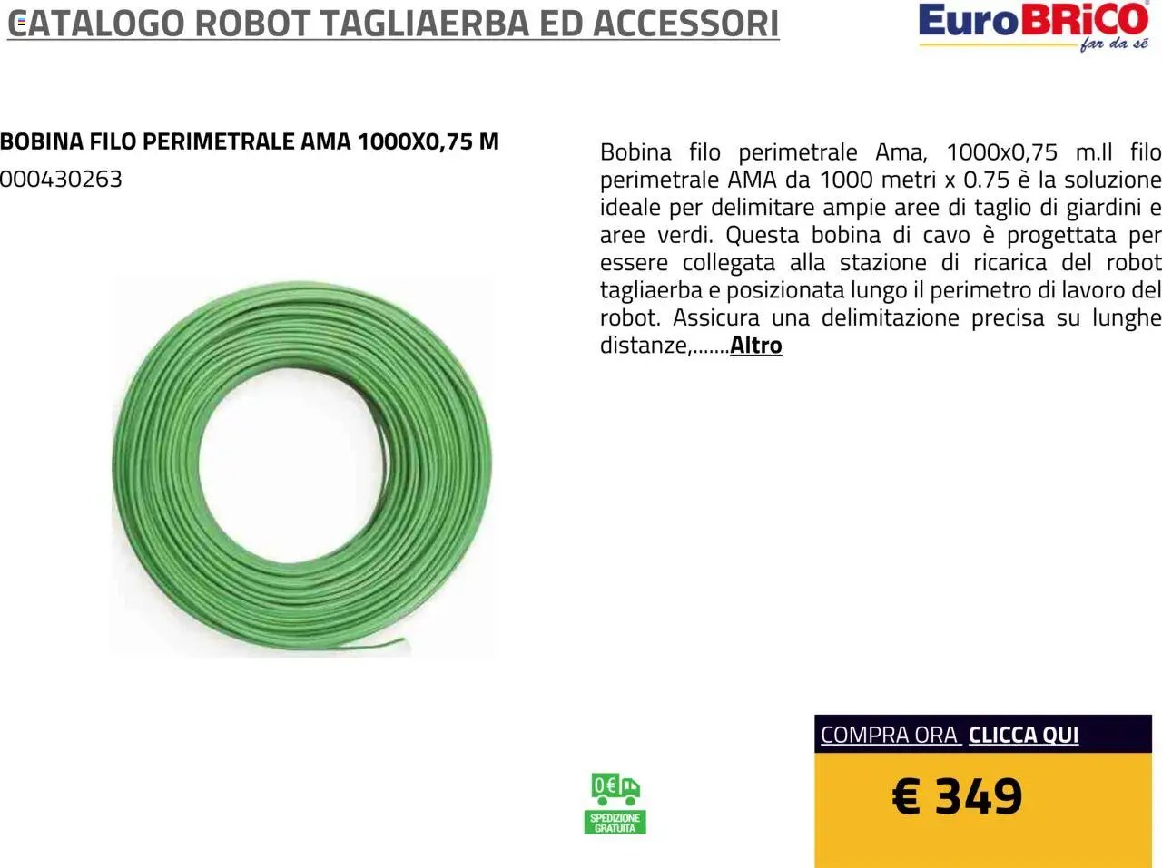 Eurobrico Robot Tagliaerba ed Accessori catalogo