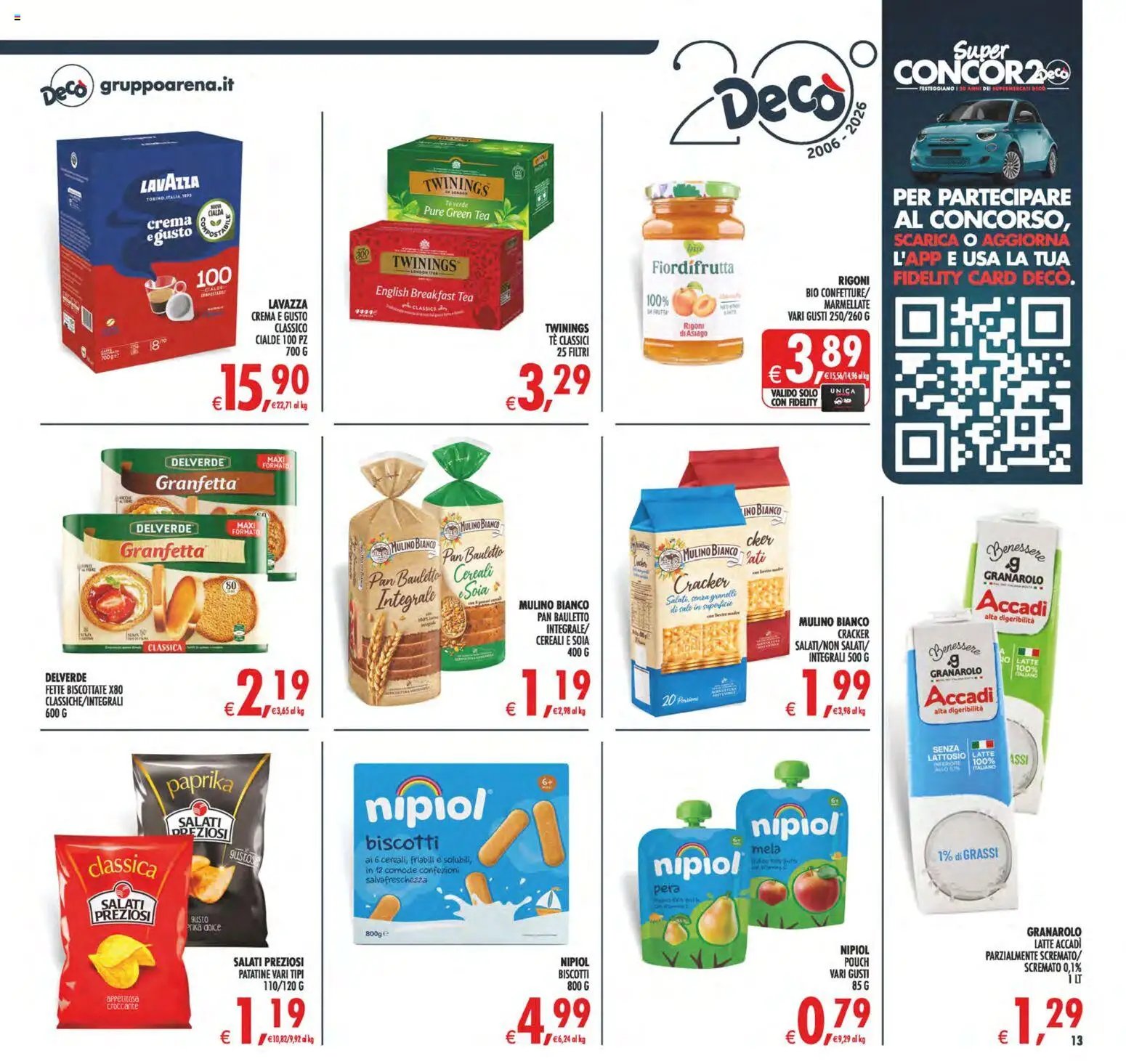 Decò volantino Maxistore, Supermercati Lipari