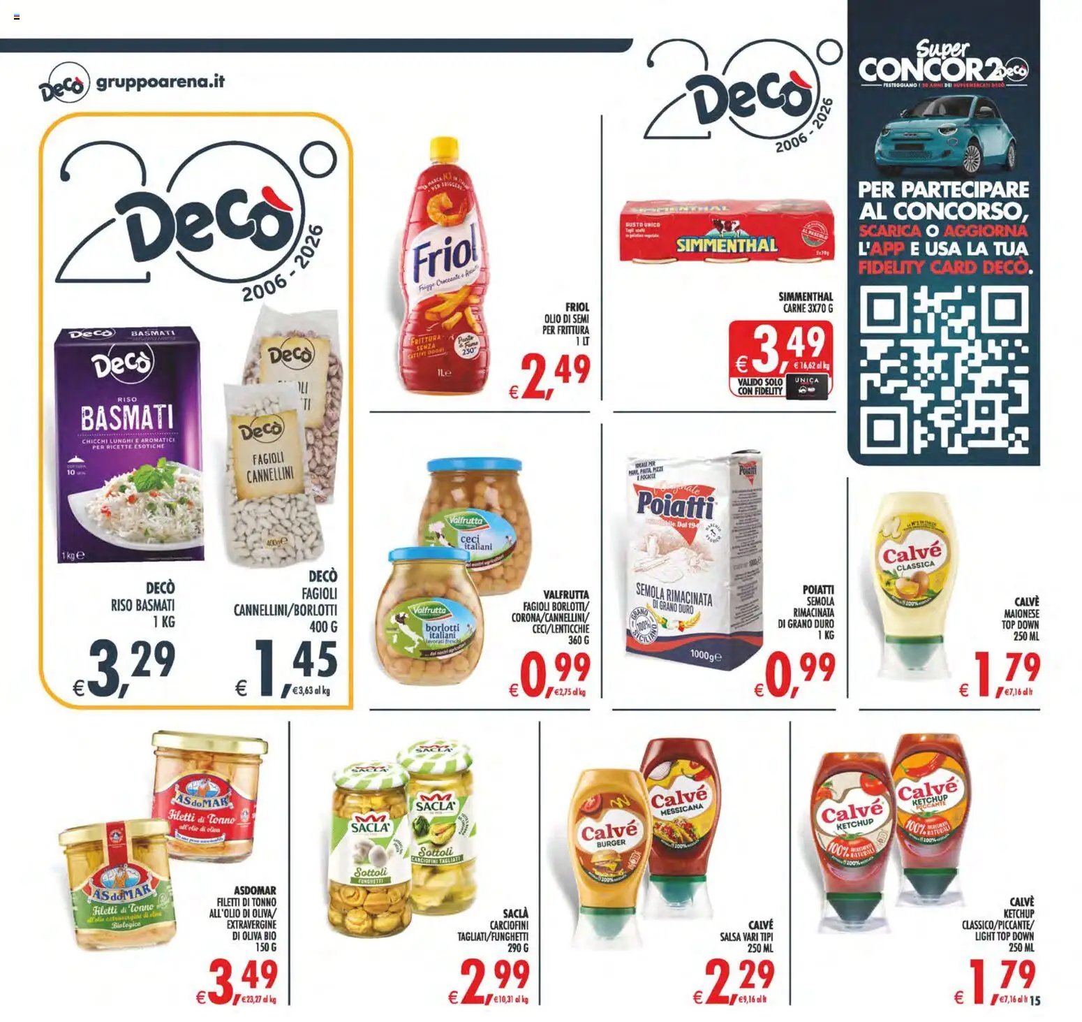 Decò volantino Maxistore, Supermercati Lipari
