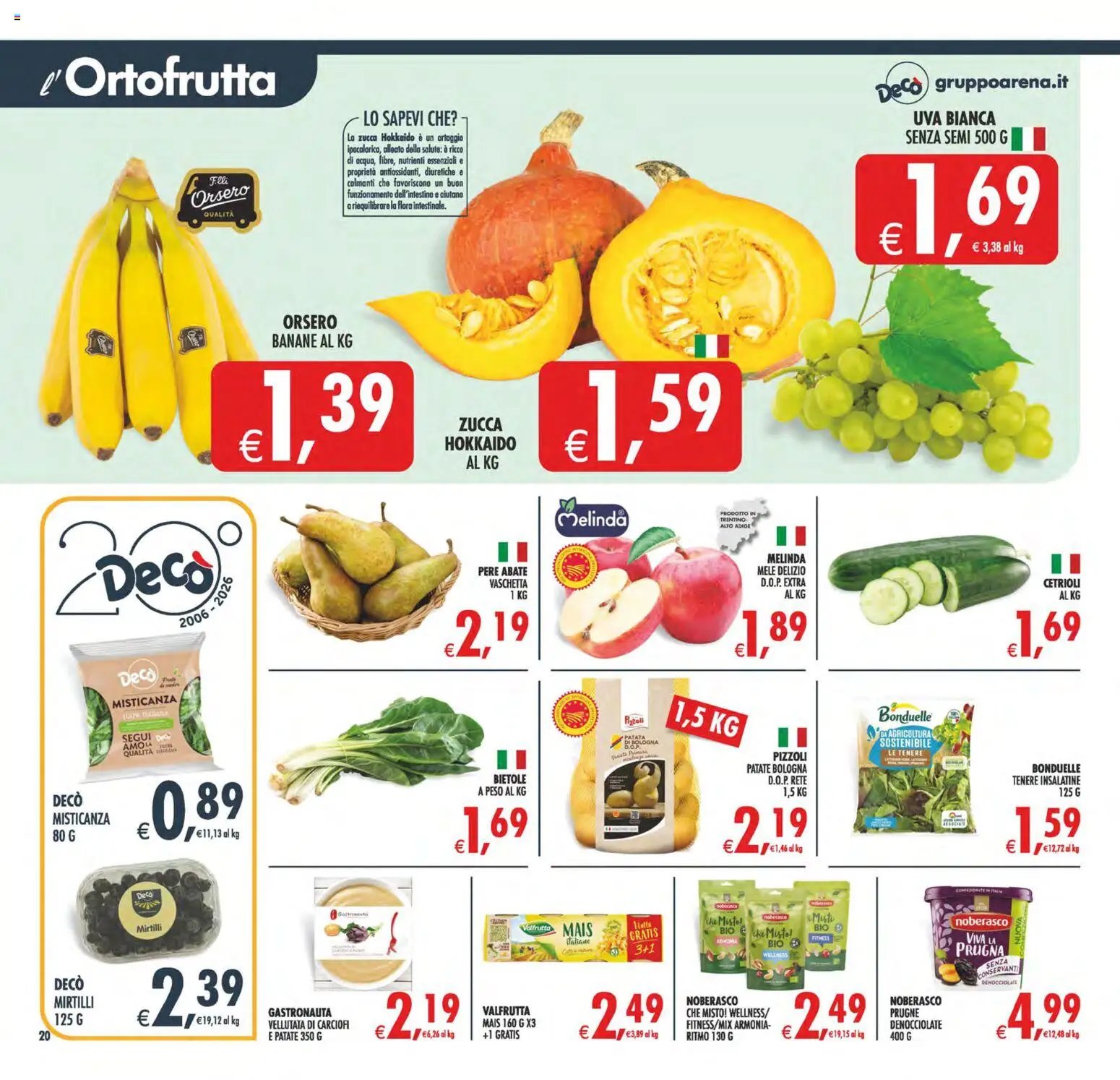 Decò volantino Maxistore, Supermercati Lipari