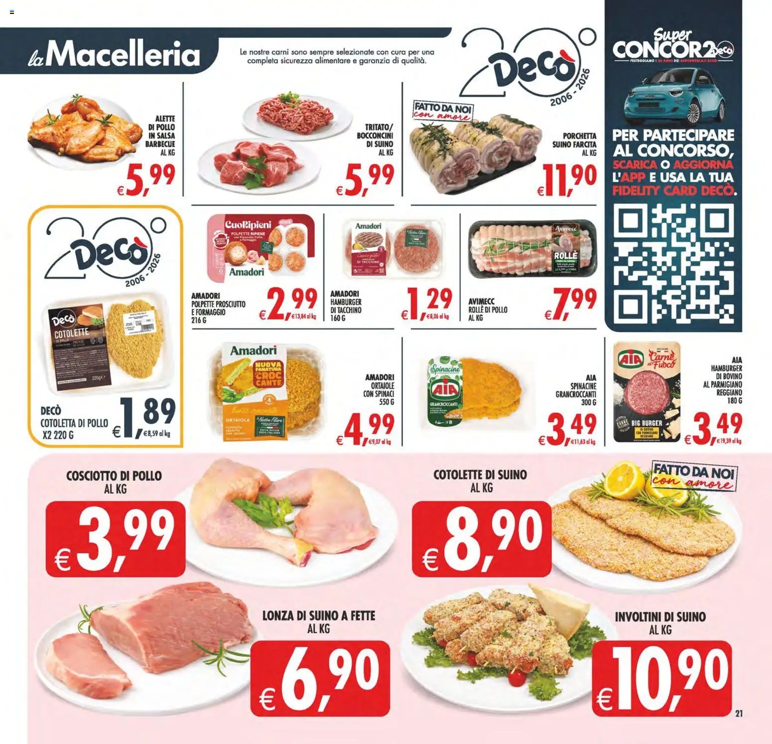 Decò volantino Maxistore, Supermercati Lipari