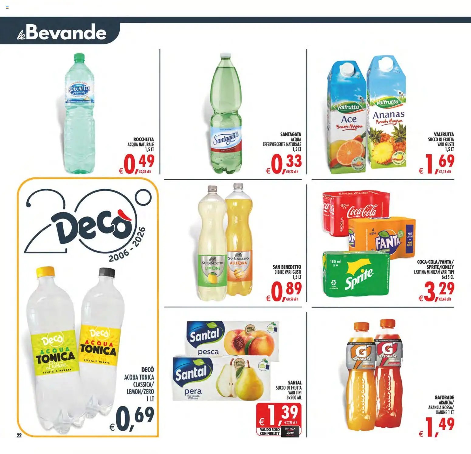Decò volantino Maxistore, Supermercati Lipari