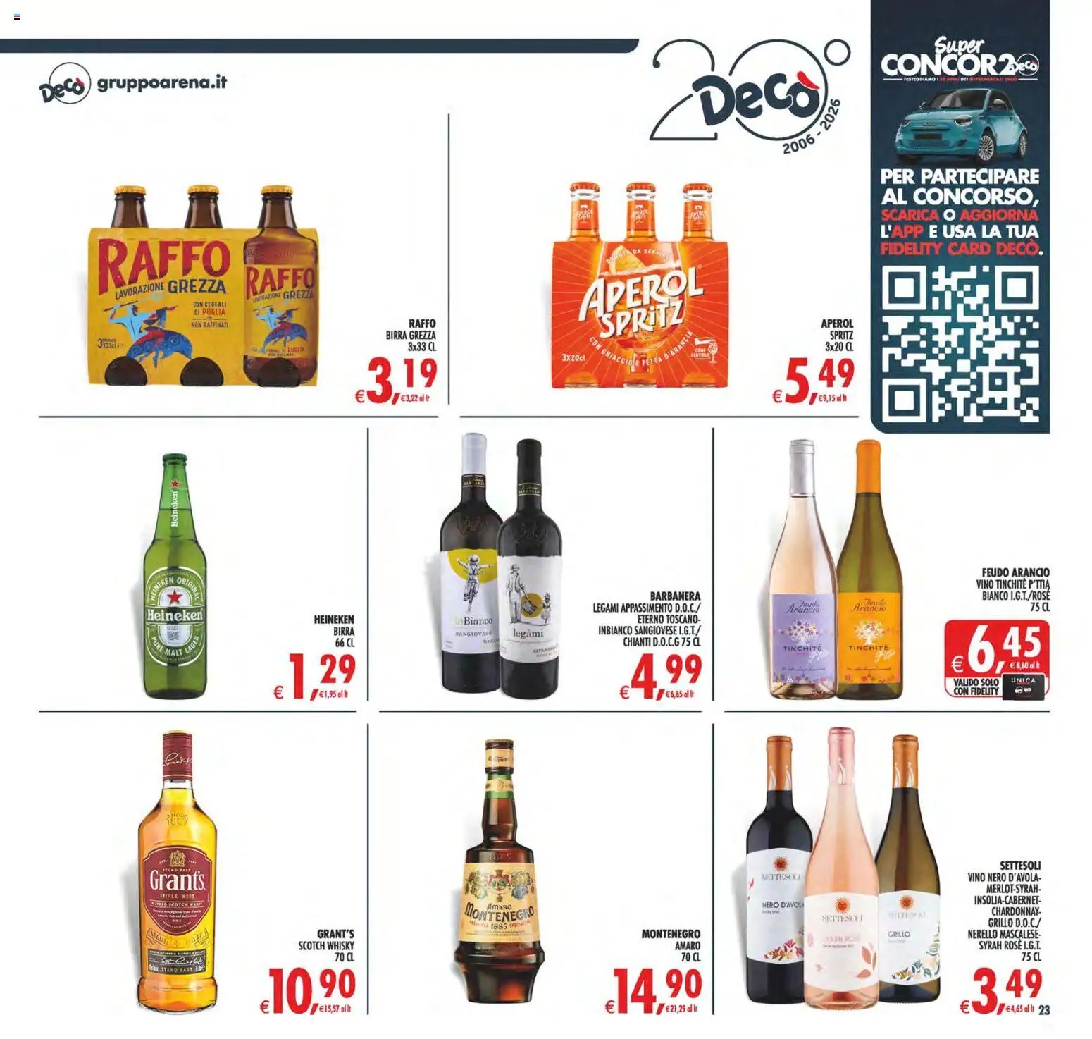 Decò volantino Maxistore, Supermercati Lipari