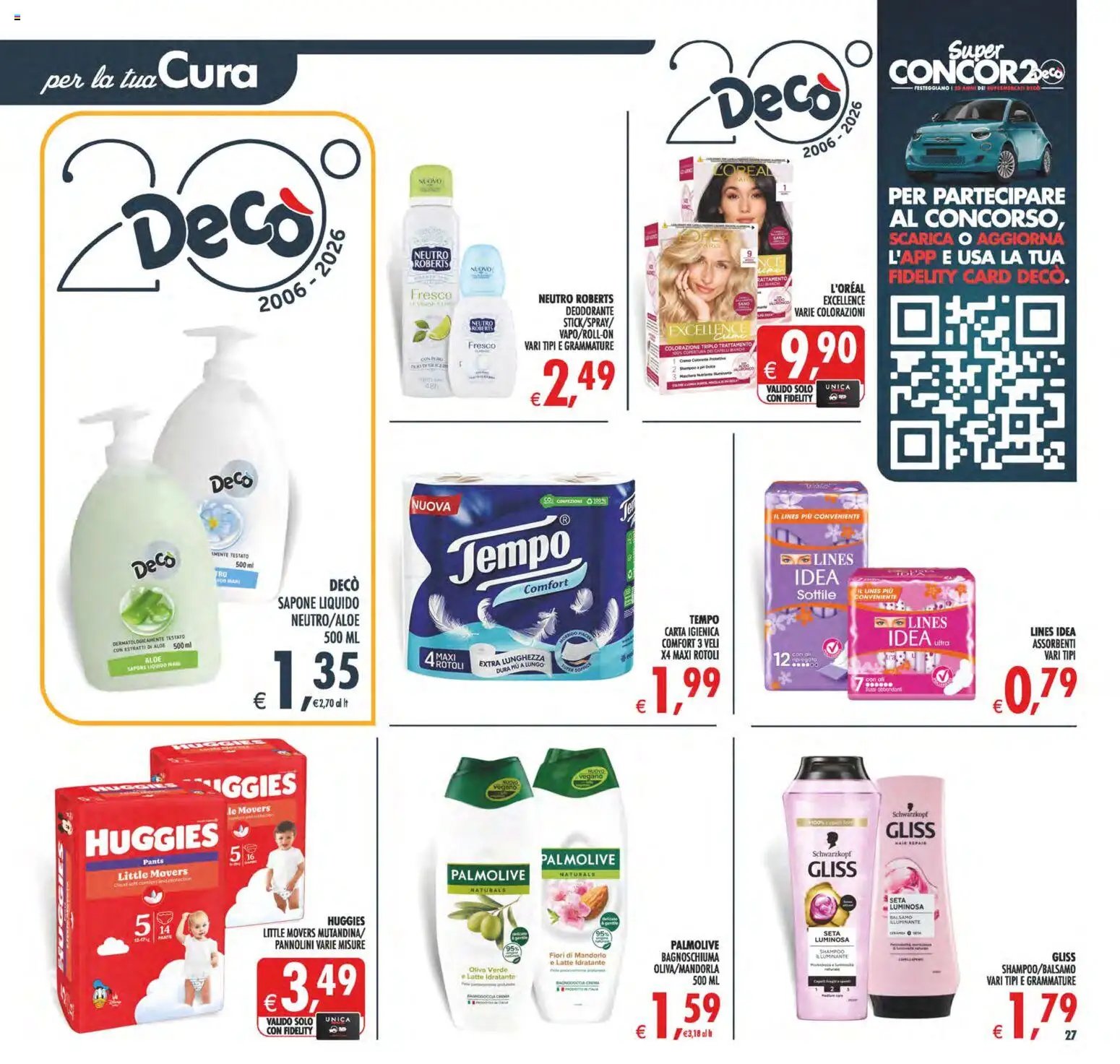 Decò volantino Maxistore, Supermercati Lipari