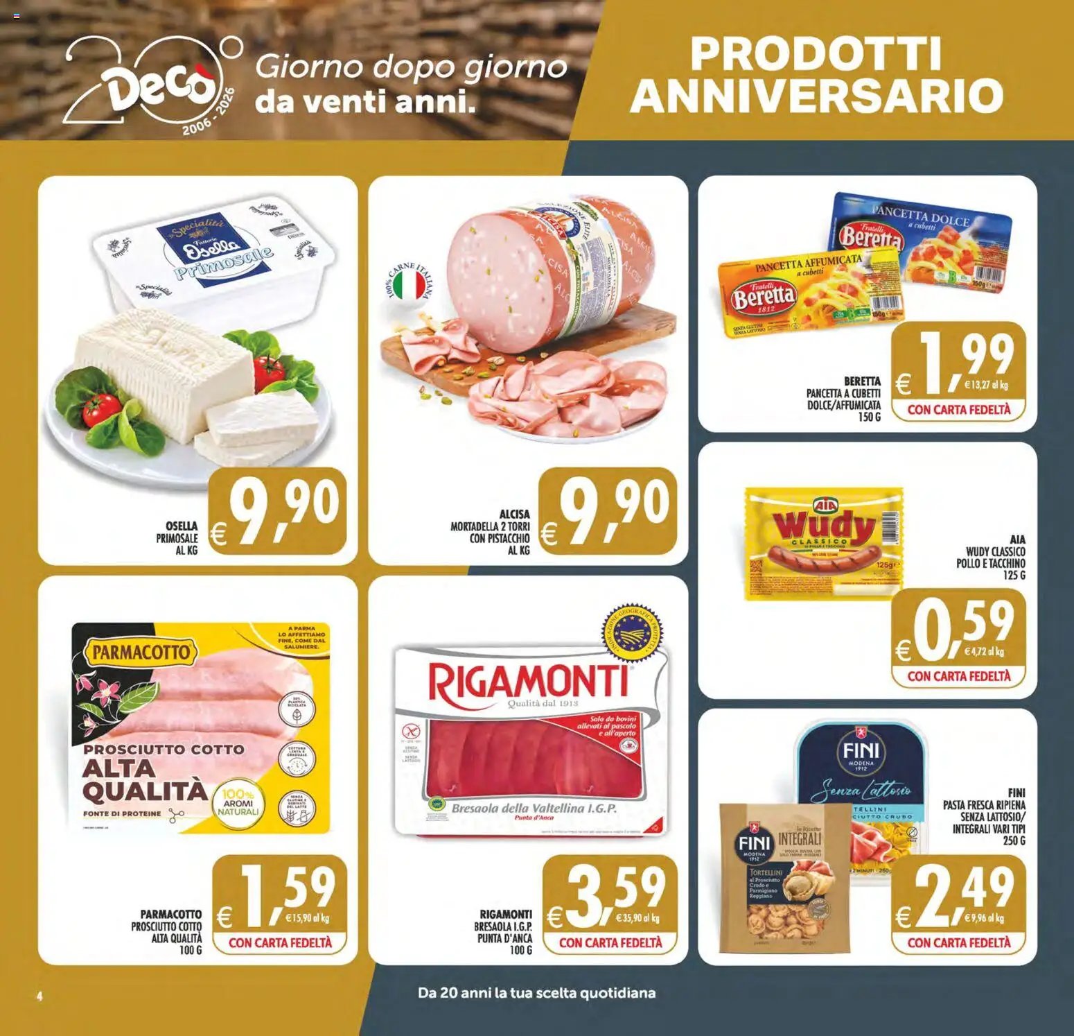Decò volantino Maxistore, Supermercati Lipari