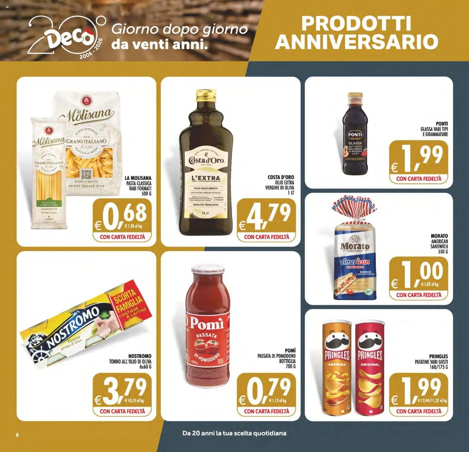 Decò volantino Maxistore, Supermercati Lipari