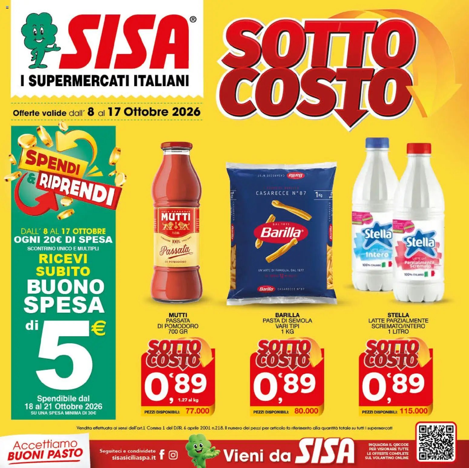 SISA volantino