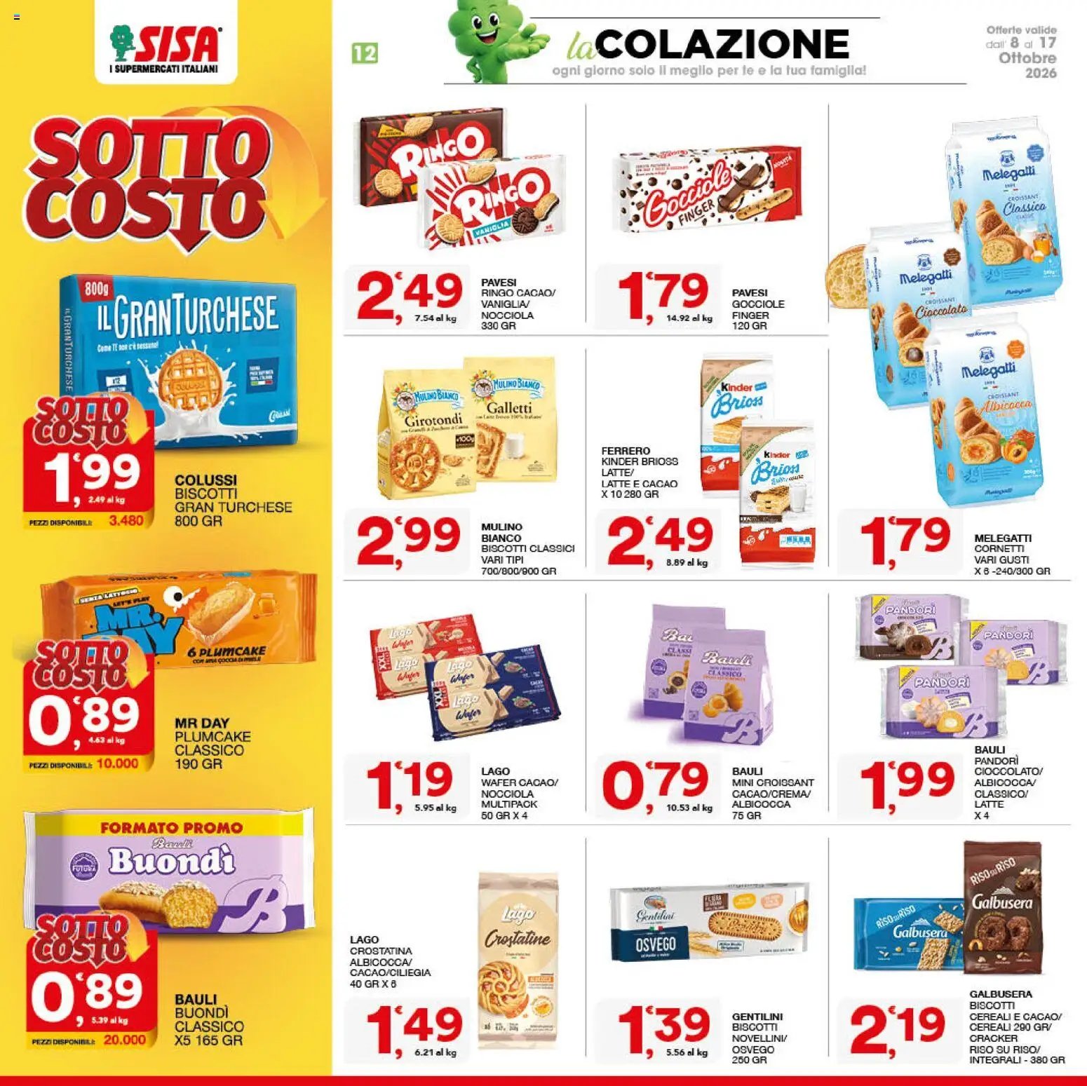 SISA volantino