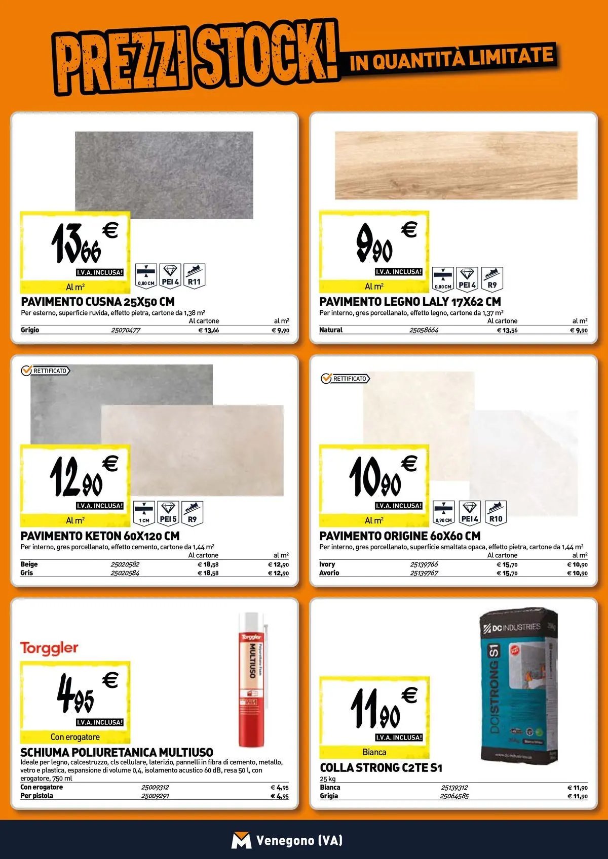 TECNOMAT - Straordinari prezzi stock!