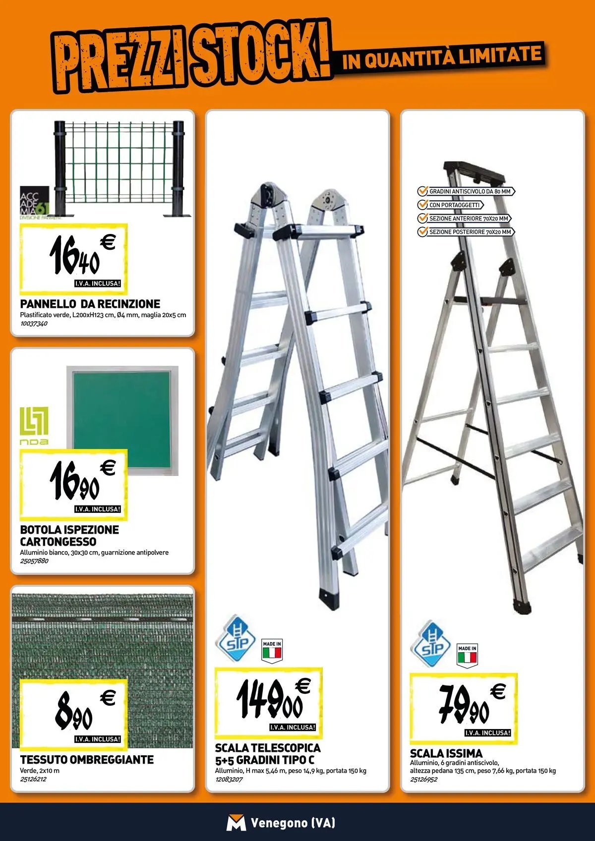 TECNOMAT - Straordinari prezzi stock!