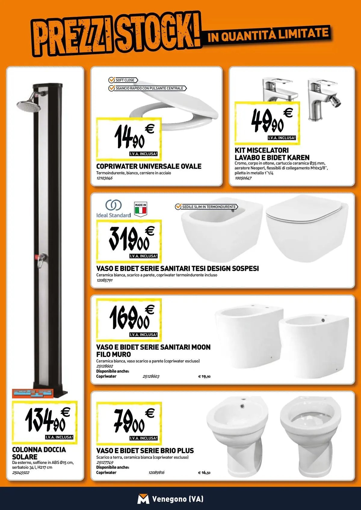TECNOMAT - Straordinari prezzi stock!